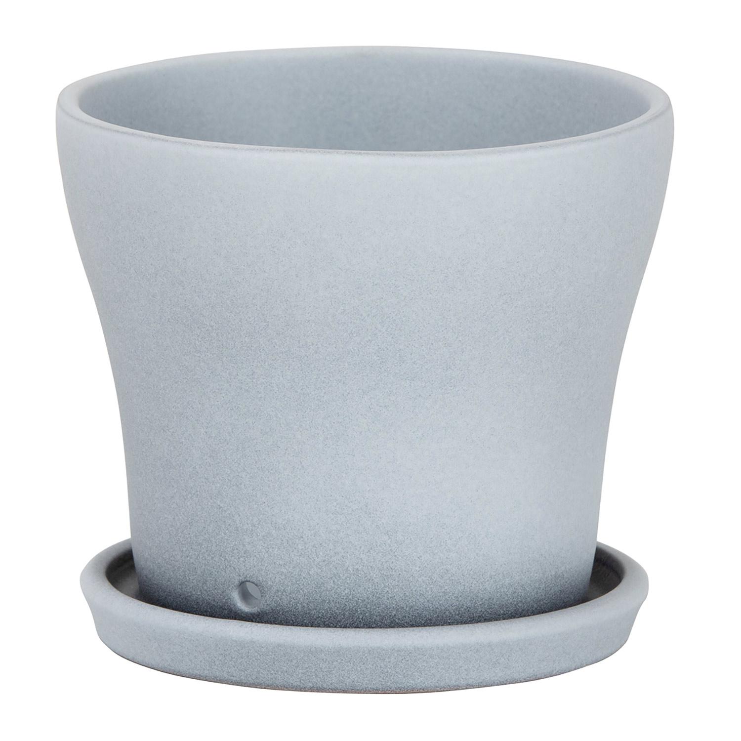 Ensemble cache-pot et soucoupe 5 po