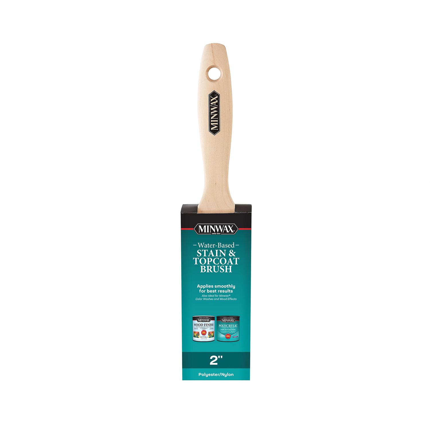 Water-Based Stain & Topcoat Brush 2"