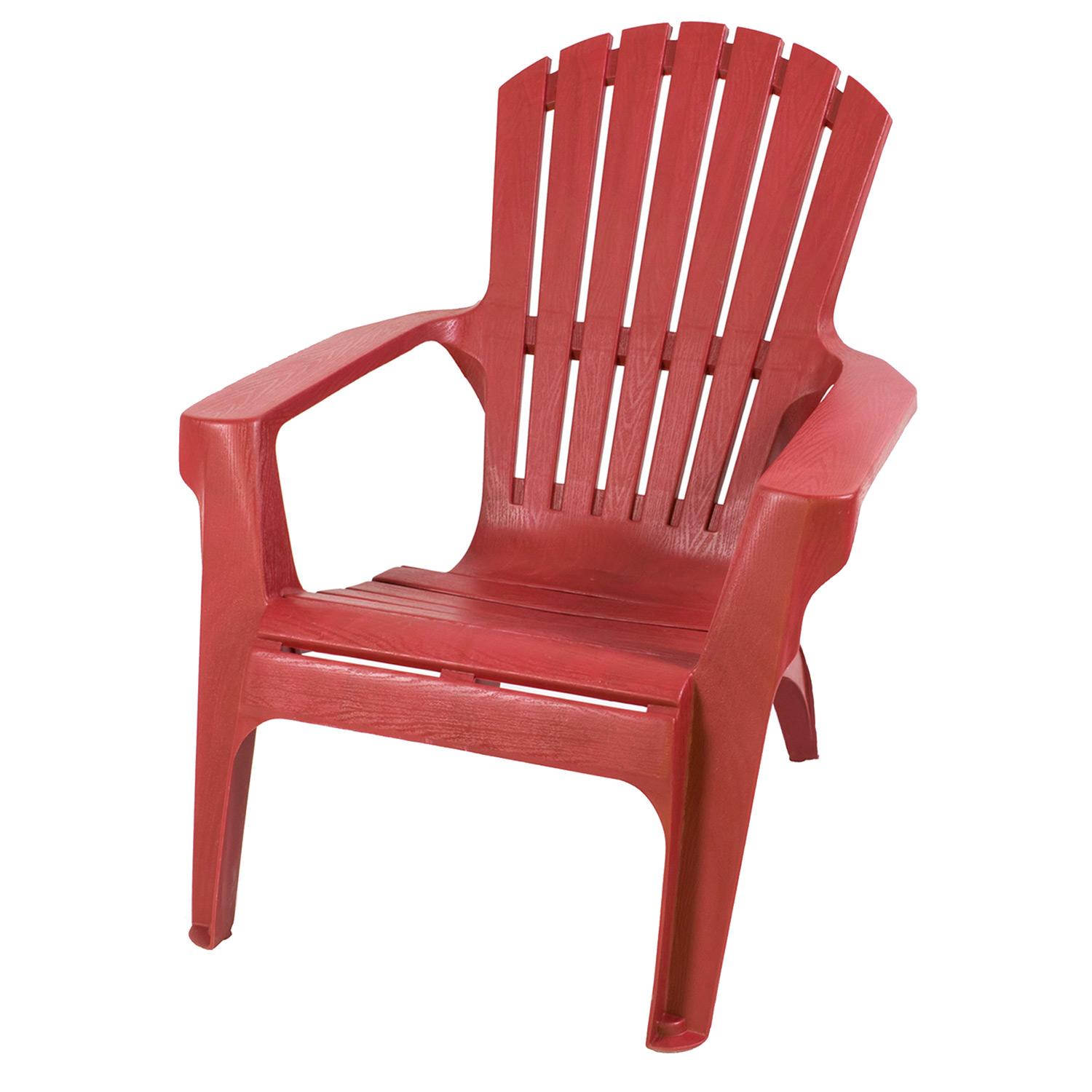 Chaise Adirondack en résine de qualité commerciale