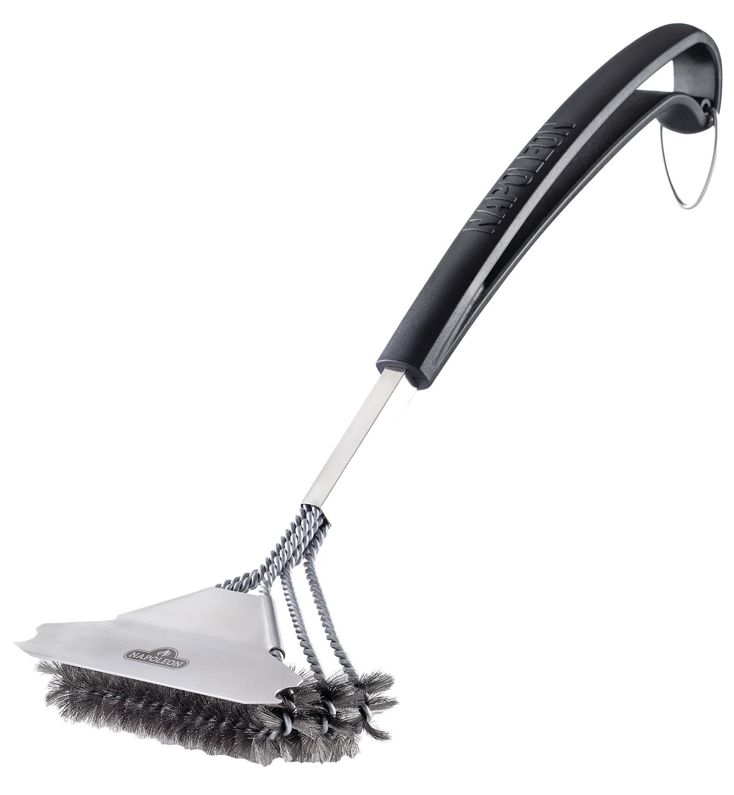 Brosse à grille en acier inoxydable à trois rangées Napoleon