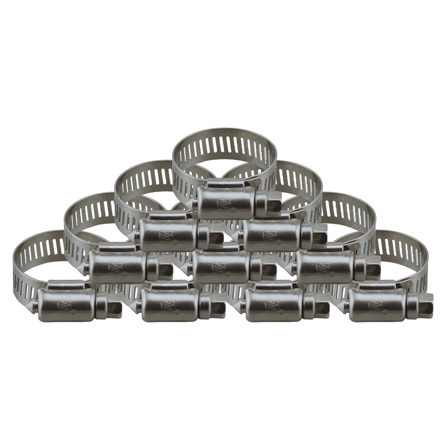 #12 All Stainless Steel Clamp-Series 87-10/Pack