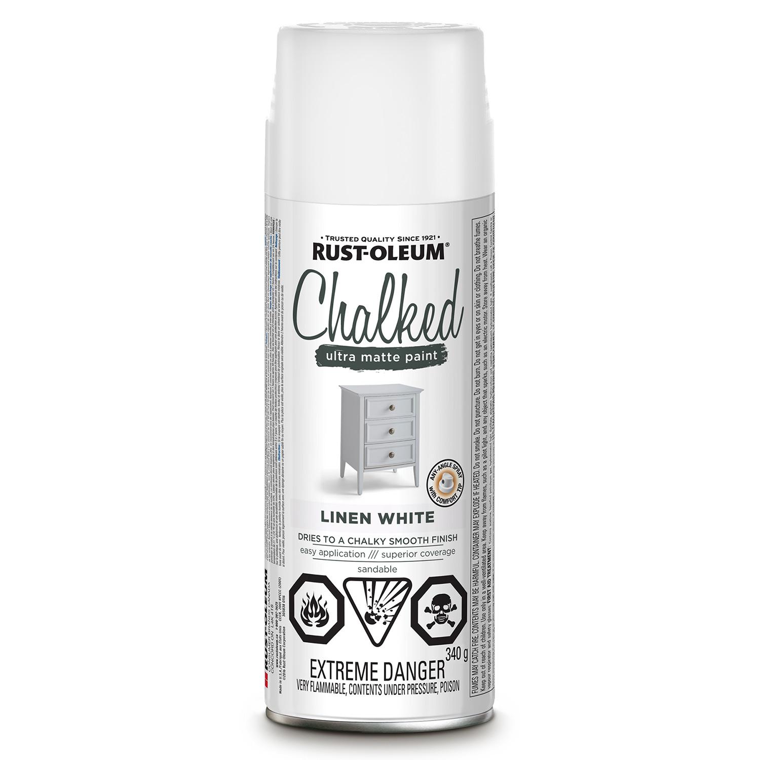 Peinture craie en aérosol ultra mate Rust-Oleum 340 g