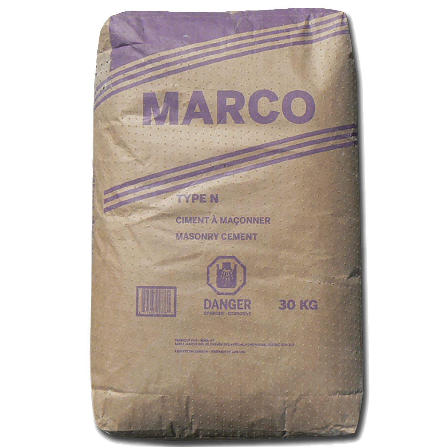 Ciment à maçonnerie Marco Type N 30 kg