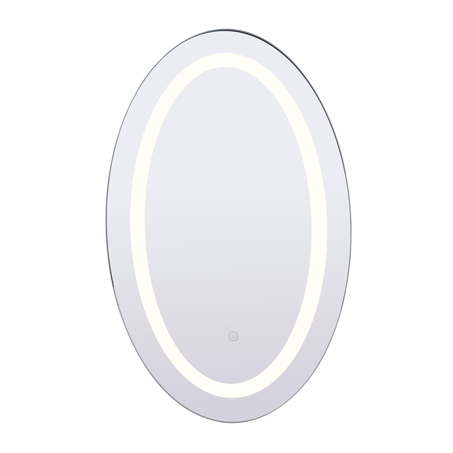 Oval 19.7" LED Mirror, 20W, 3000k