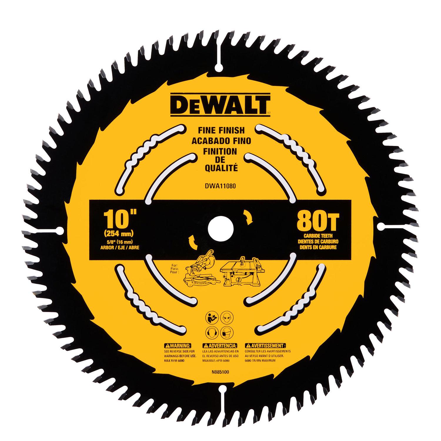 10" Fine 80 Tooth Saw Blade
