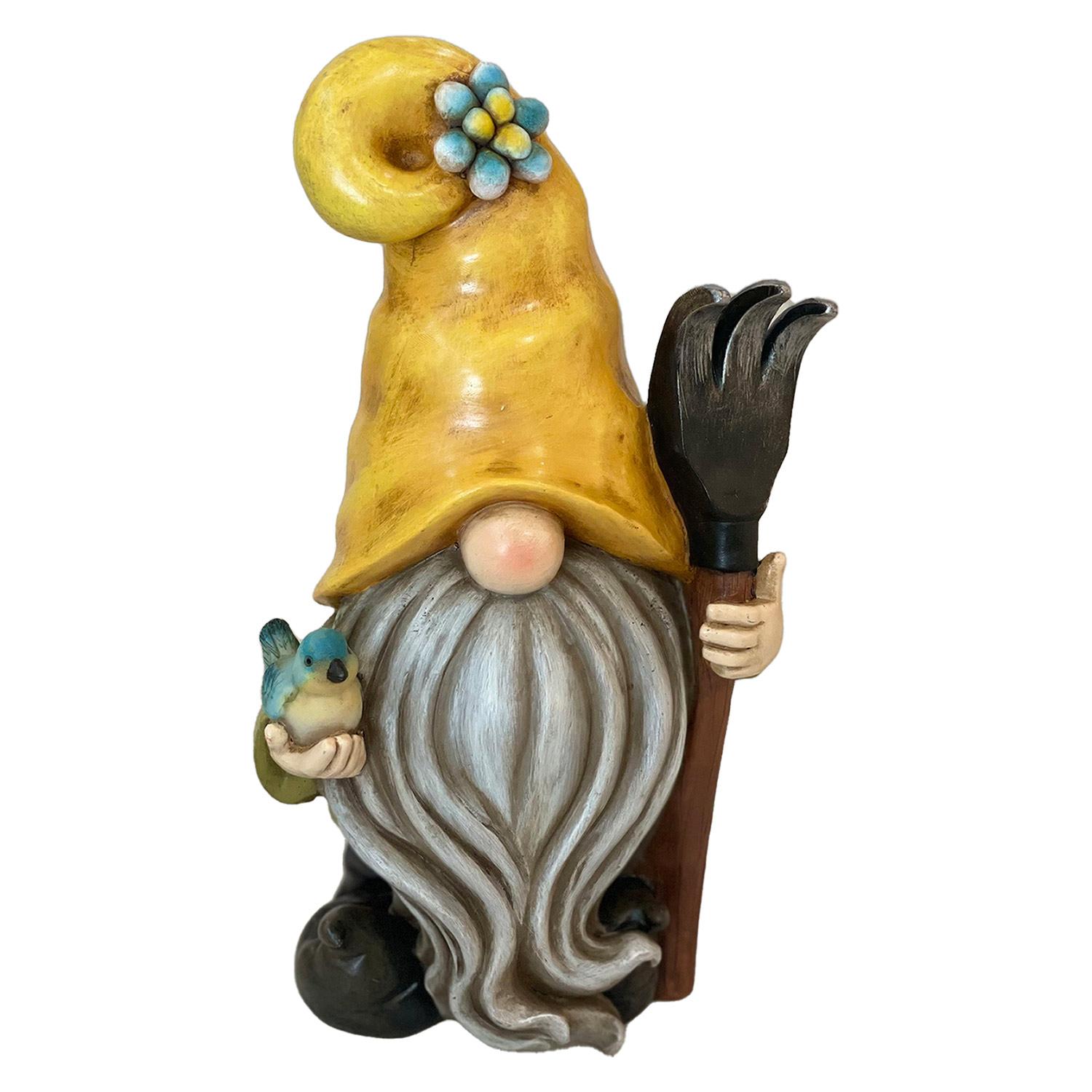 Statue gnome avec fourche 11 po