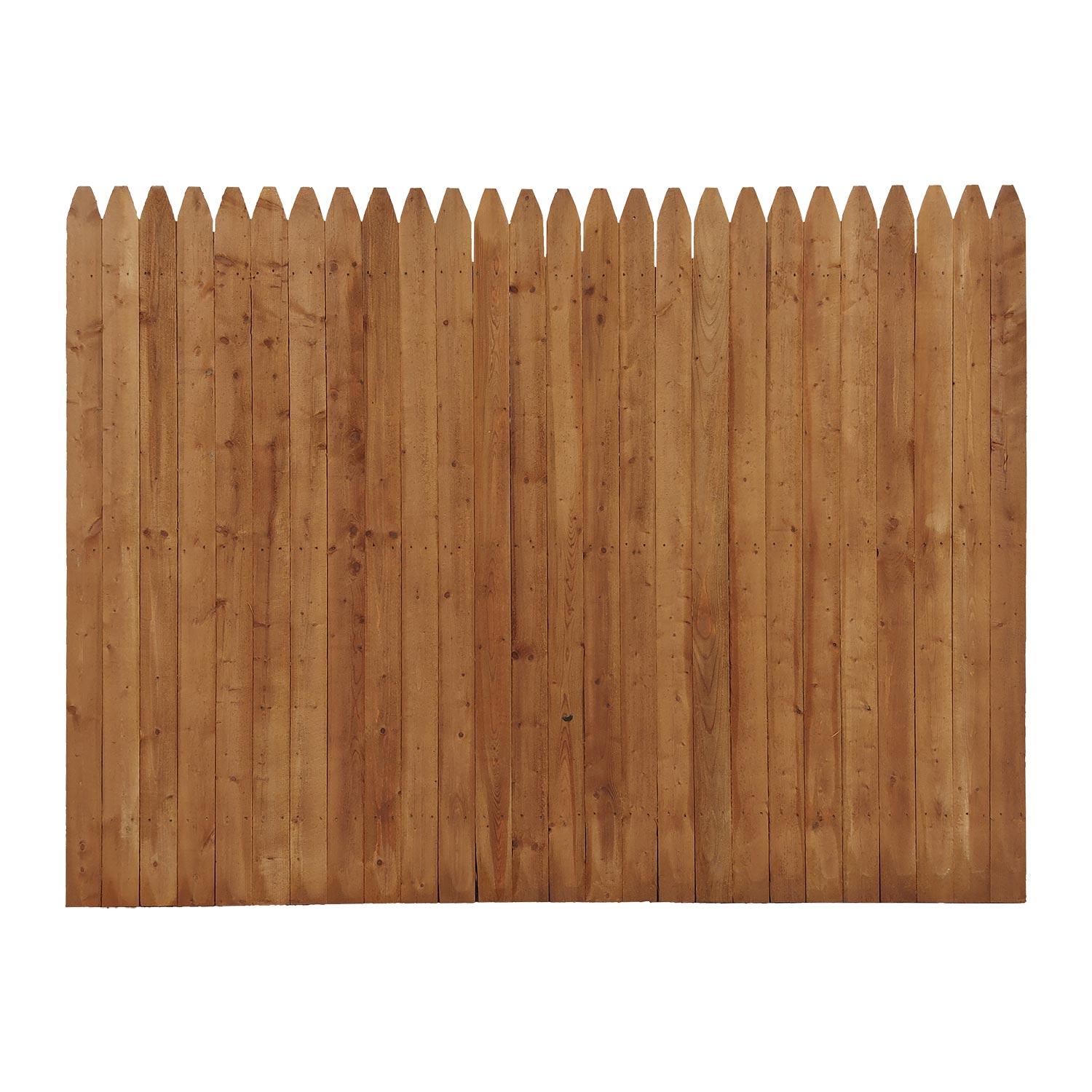 6' x 8' Brown Pressure Treated Privacy Fence Panel