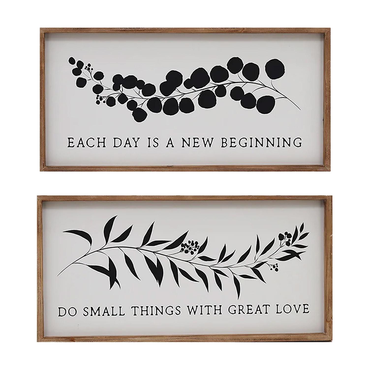 Assorted Floral Signs