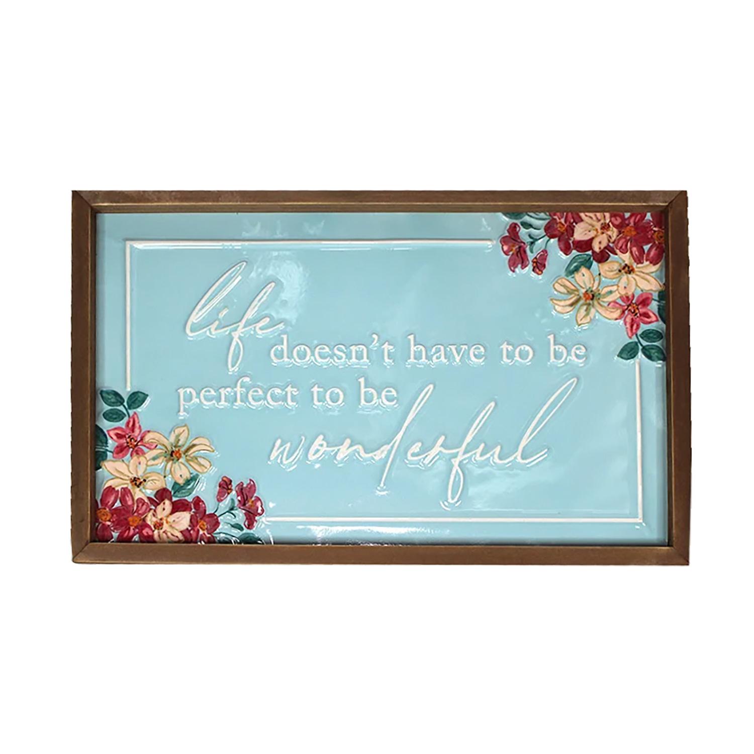 Wall Plaque Life