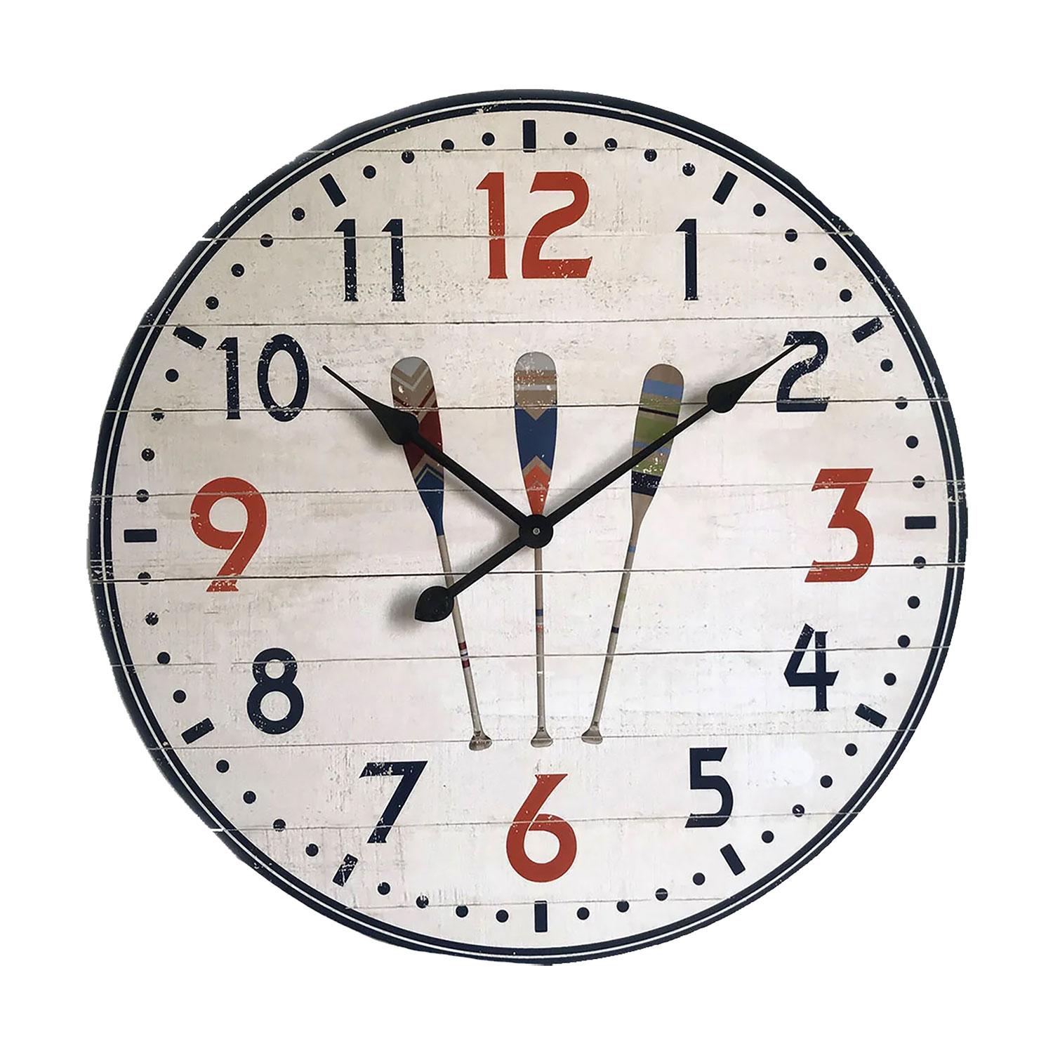 Horloge murale canoë