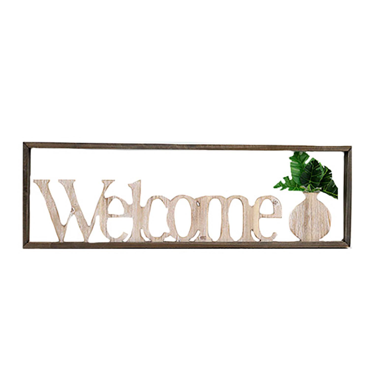 Panneau de bienvenue pour plantes