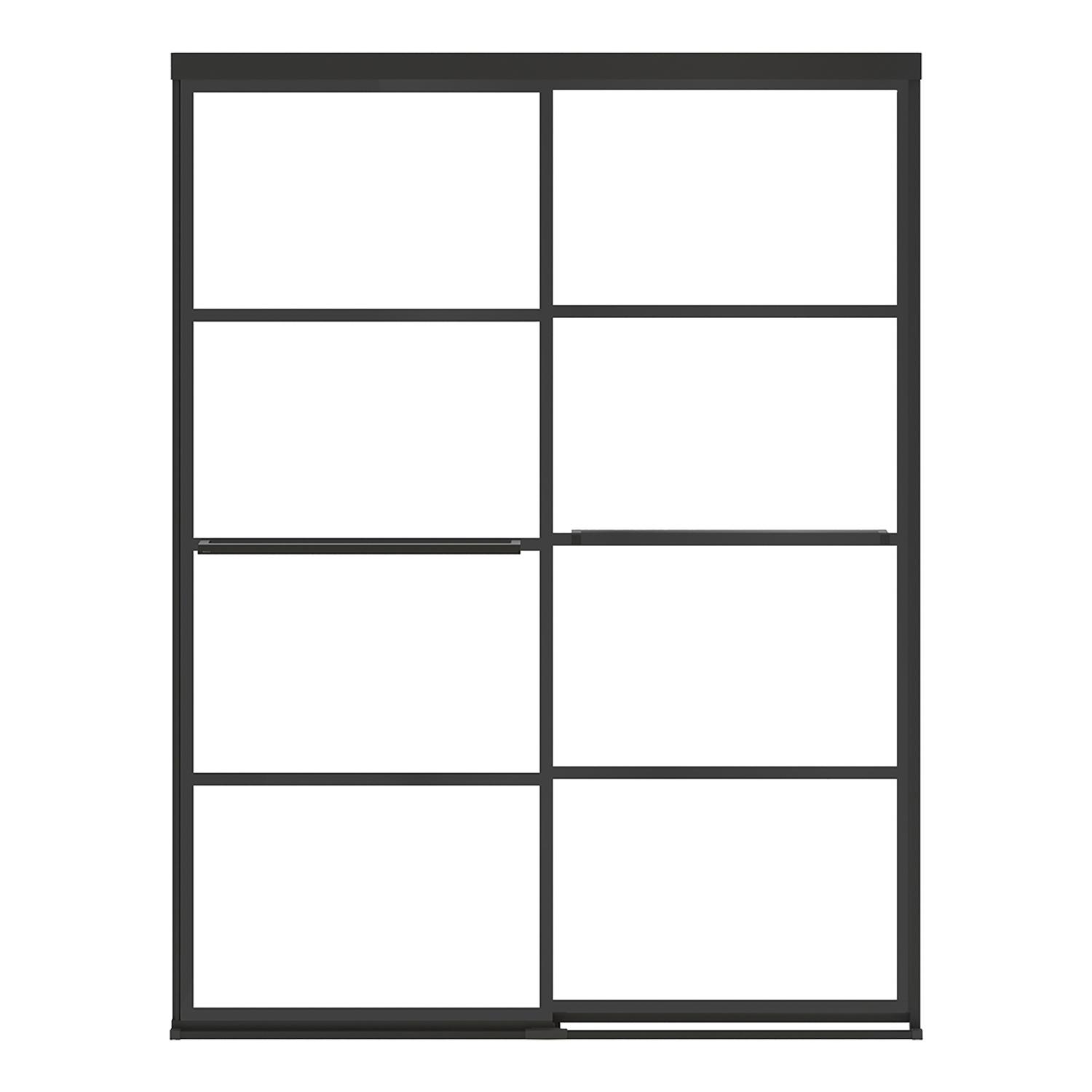 Porte douche coulissante Shaker Incognito 8mm 56"-59" x 76"