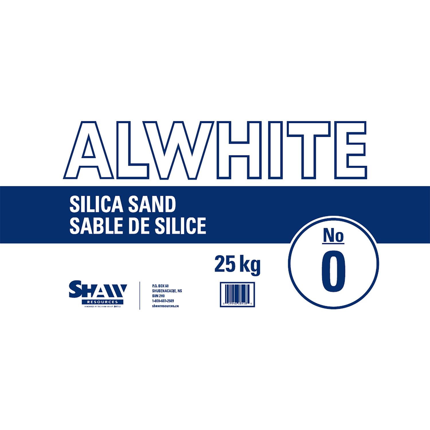 Alwhite Silica Sand #0 25KG