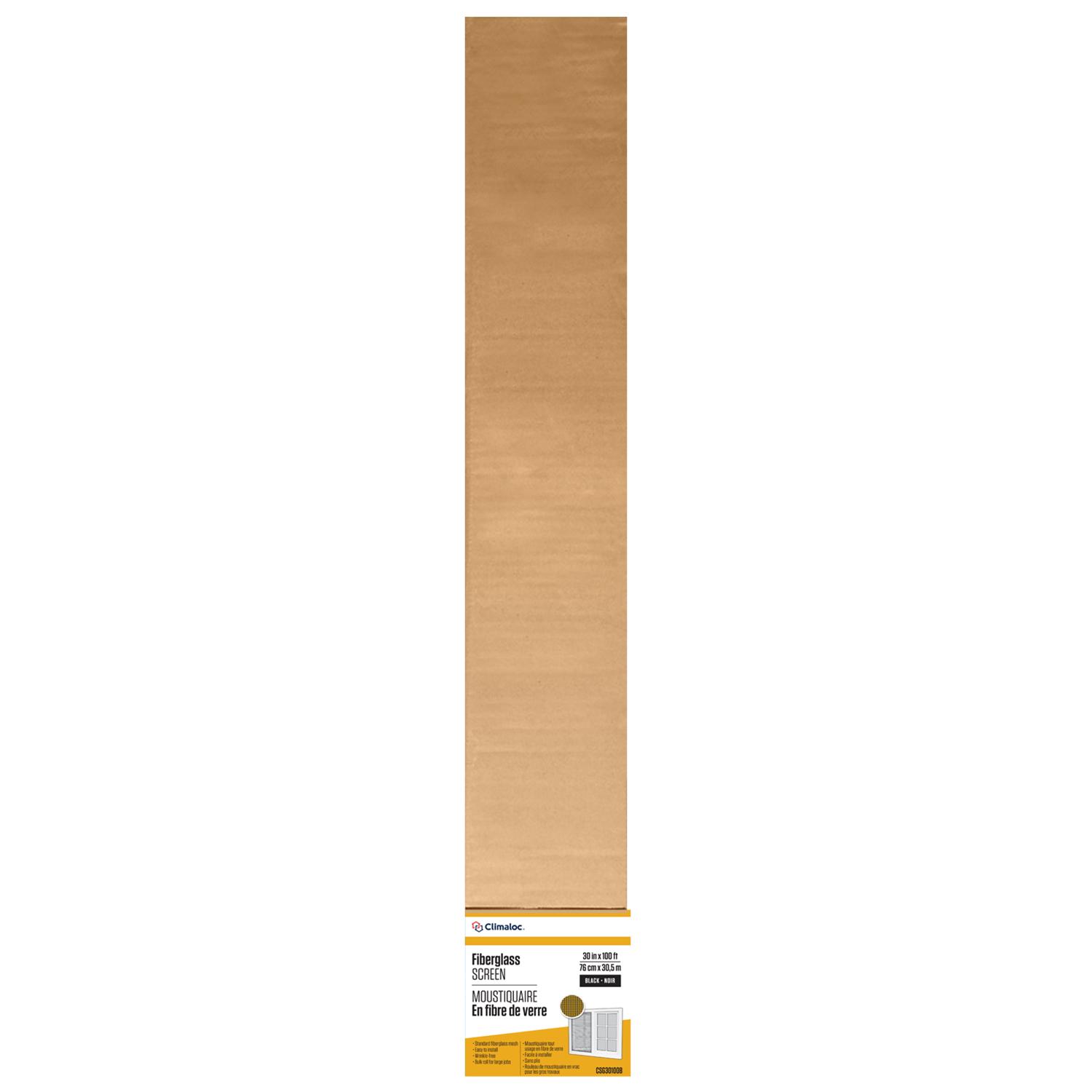 EasyScreen 30" Black Fibreglass Screen