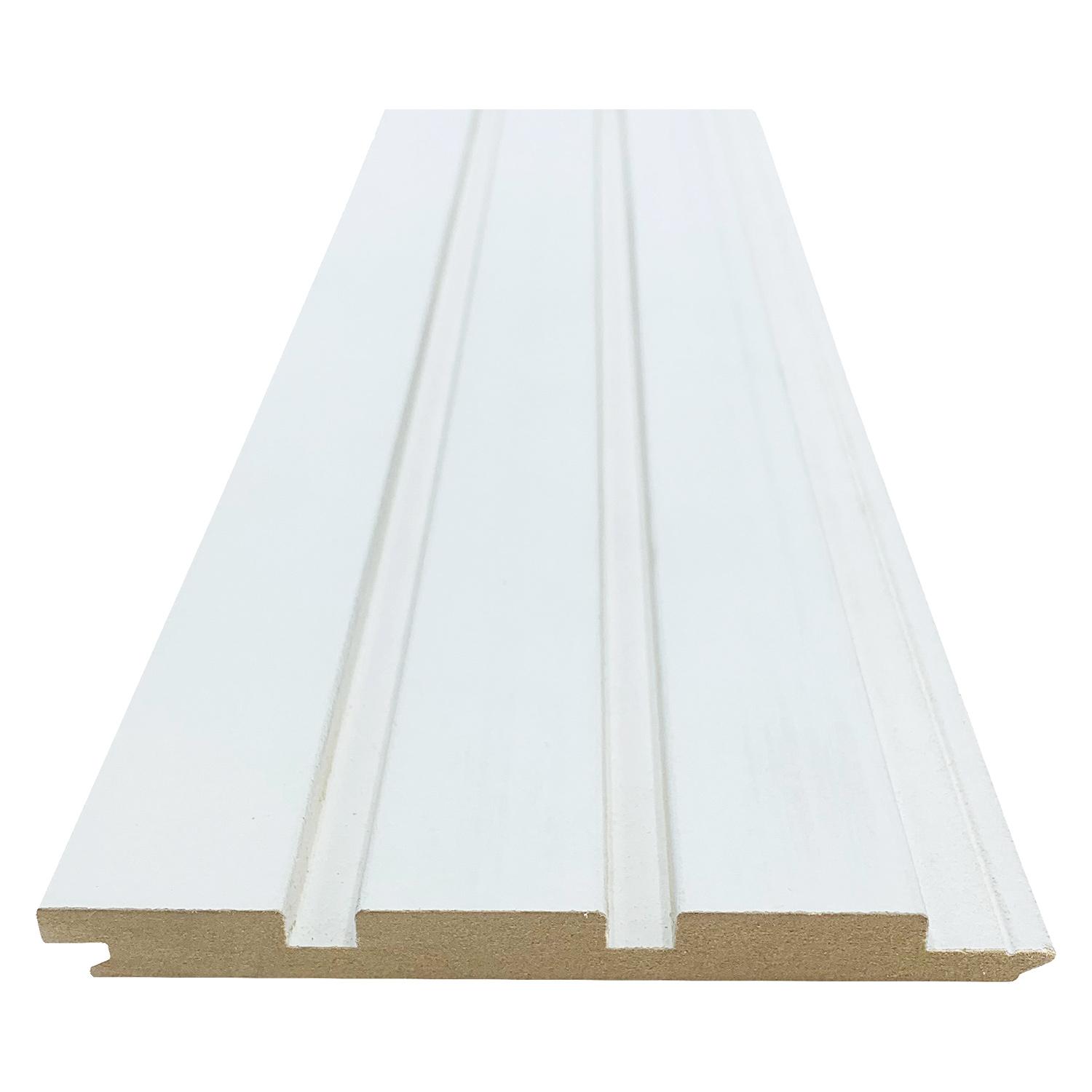 1/2" x 5-5/16" x 8" Primed MDF Slatwall Paneling