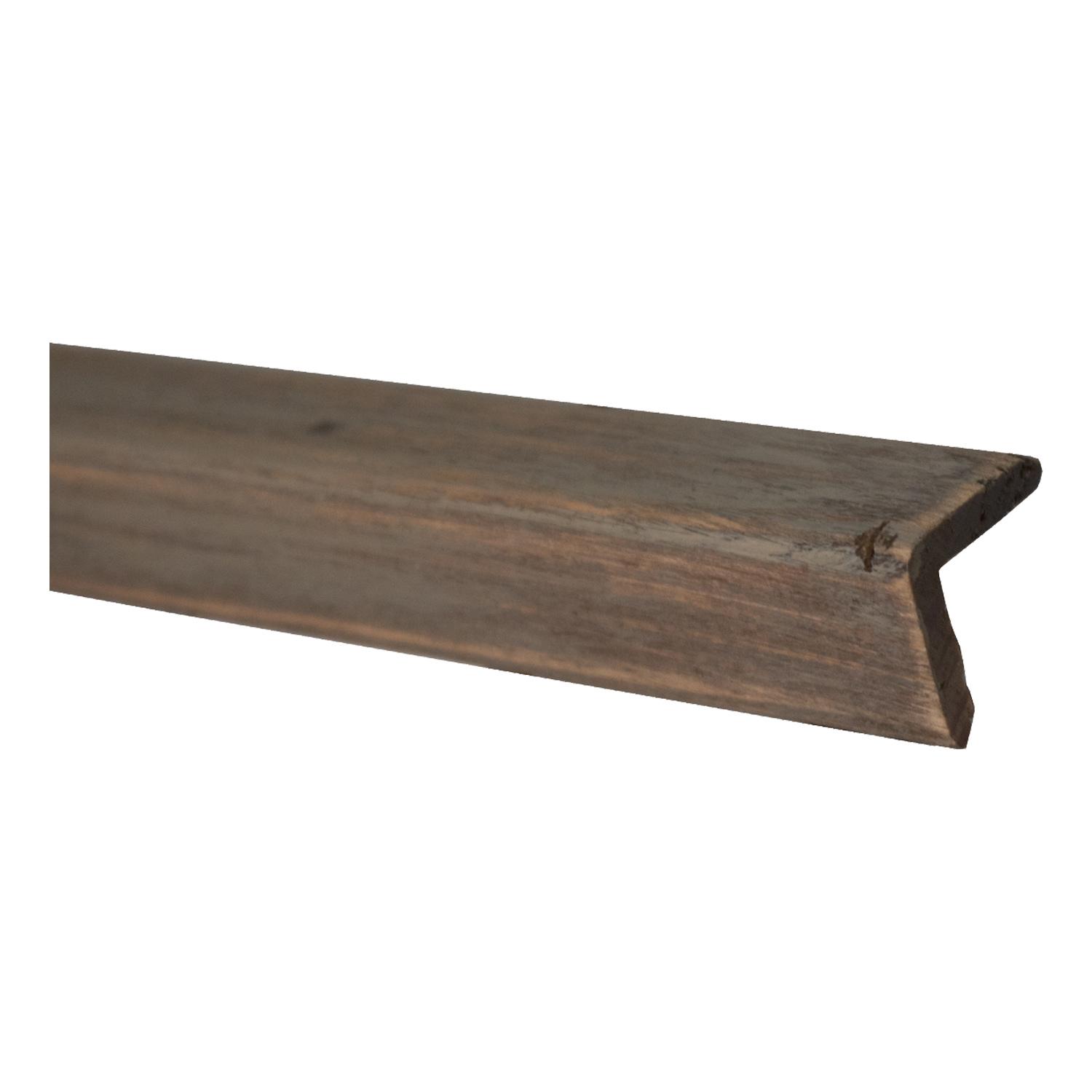 Coin rustique AS-IS BRAND pour murs en bois grisâtre 48"