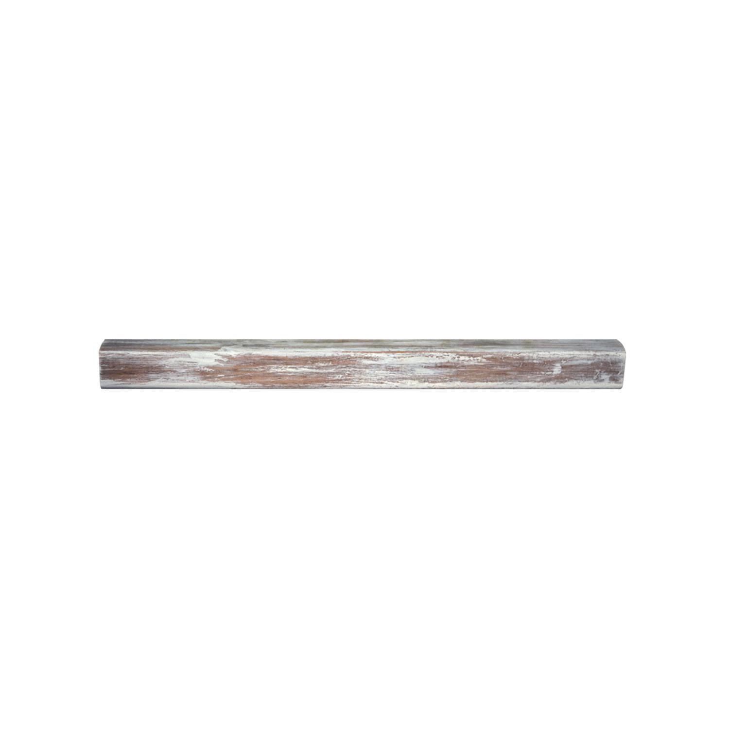 Coin rustique AS-IS BRAND pour murs en bois blanchâtre 48"