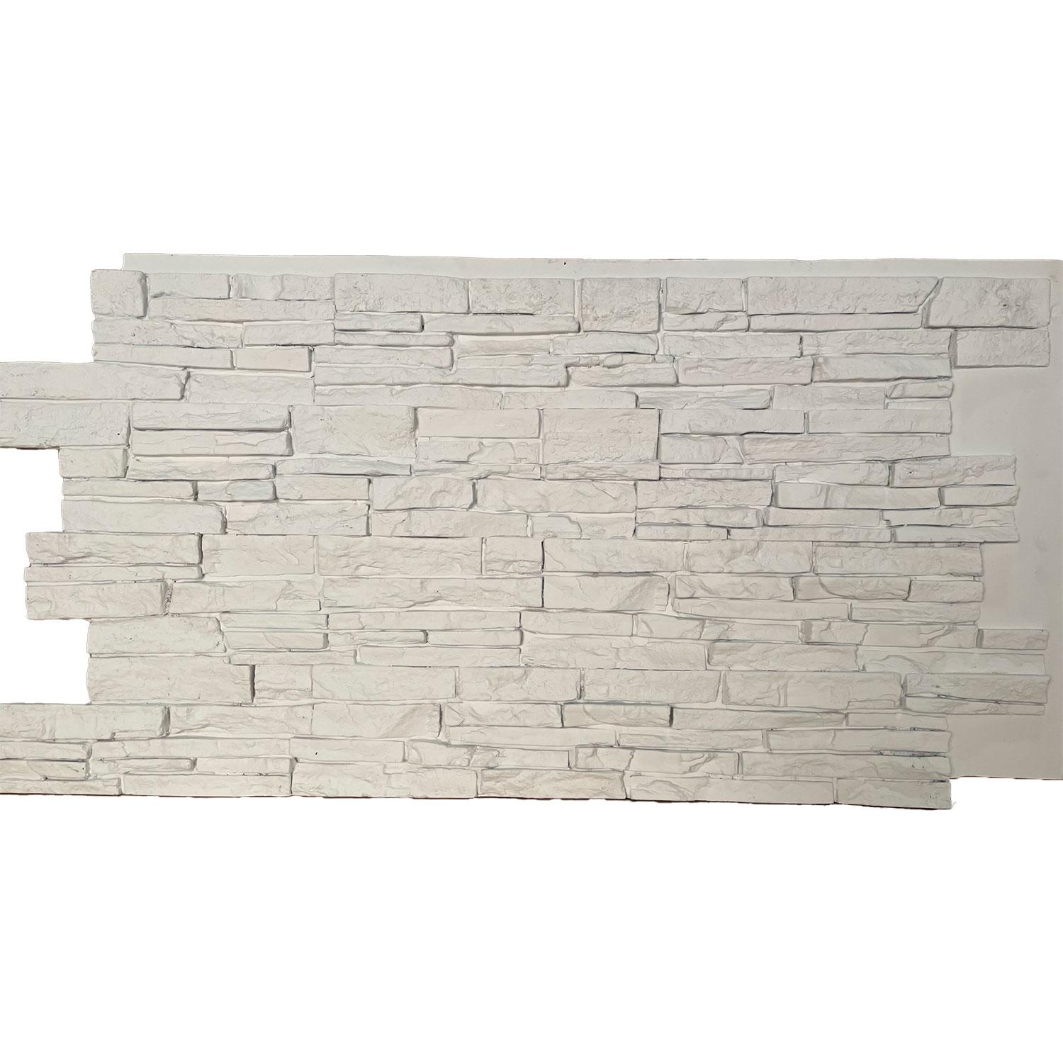1"x24"x48" Vintage White ModernStone Panel 7.2 Sq-F