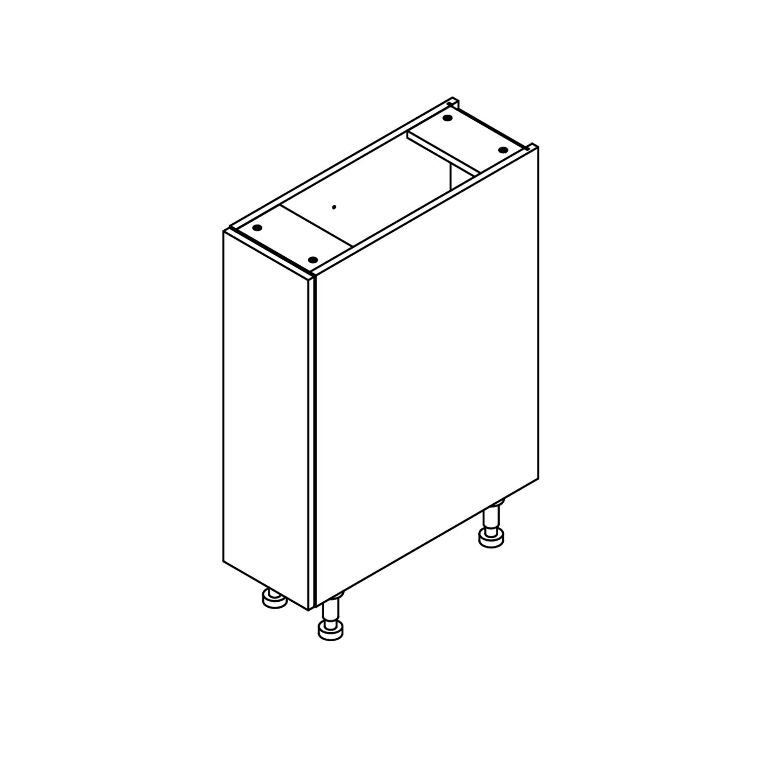 9" Thermofoil Base Cabinet