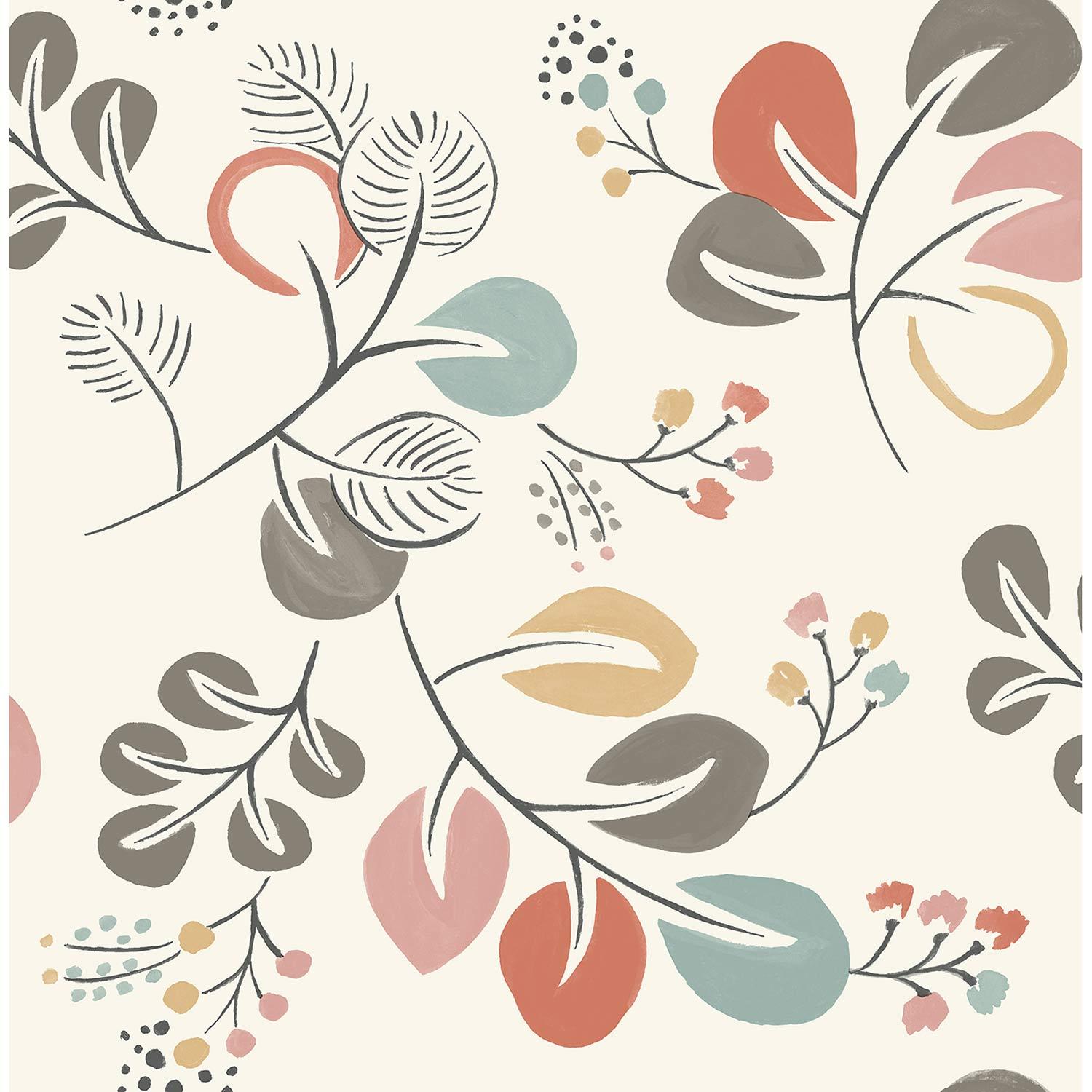Papier peint multicolore Jona