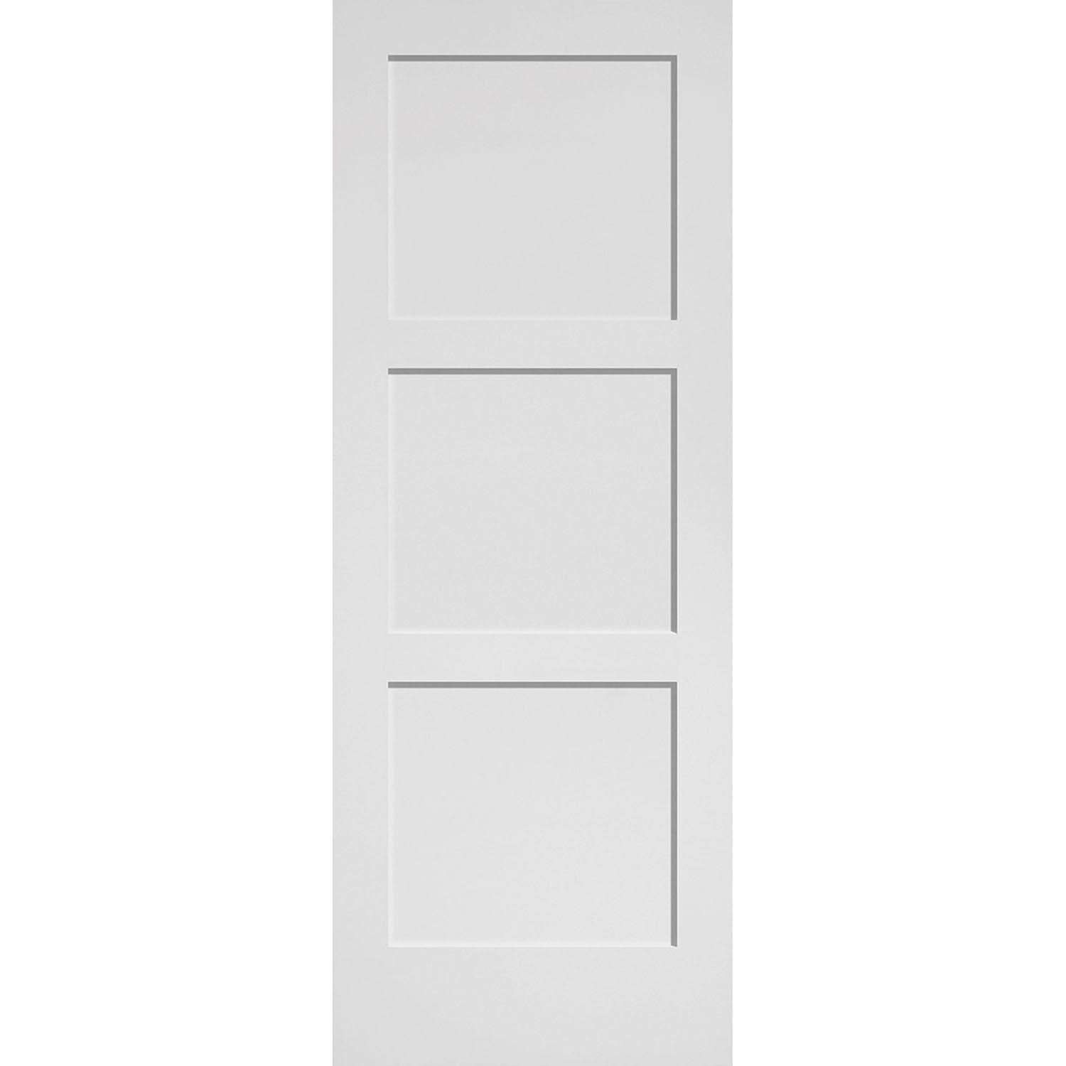 24" x 80" 3 Panel Shaker Interior Door