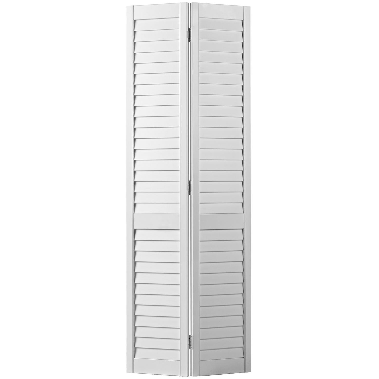30" x 80" Plantation Louver BiFold Door