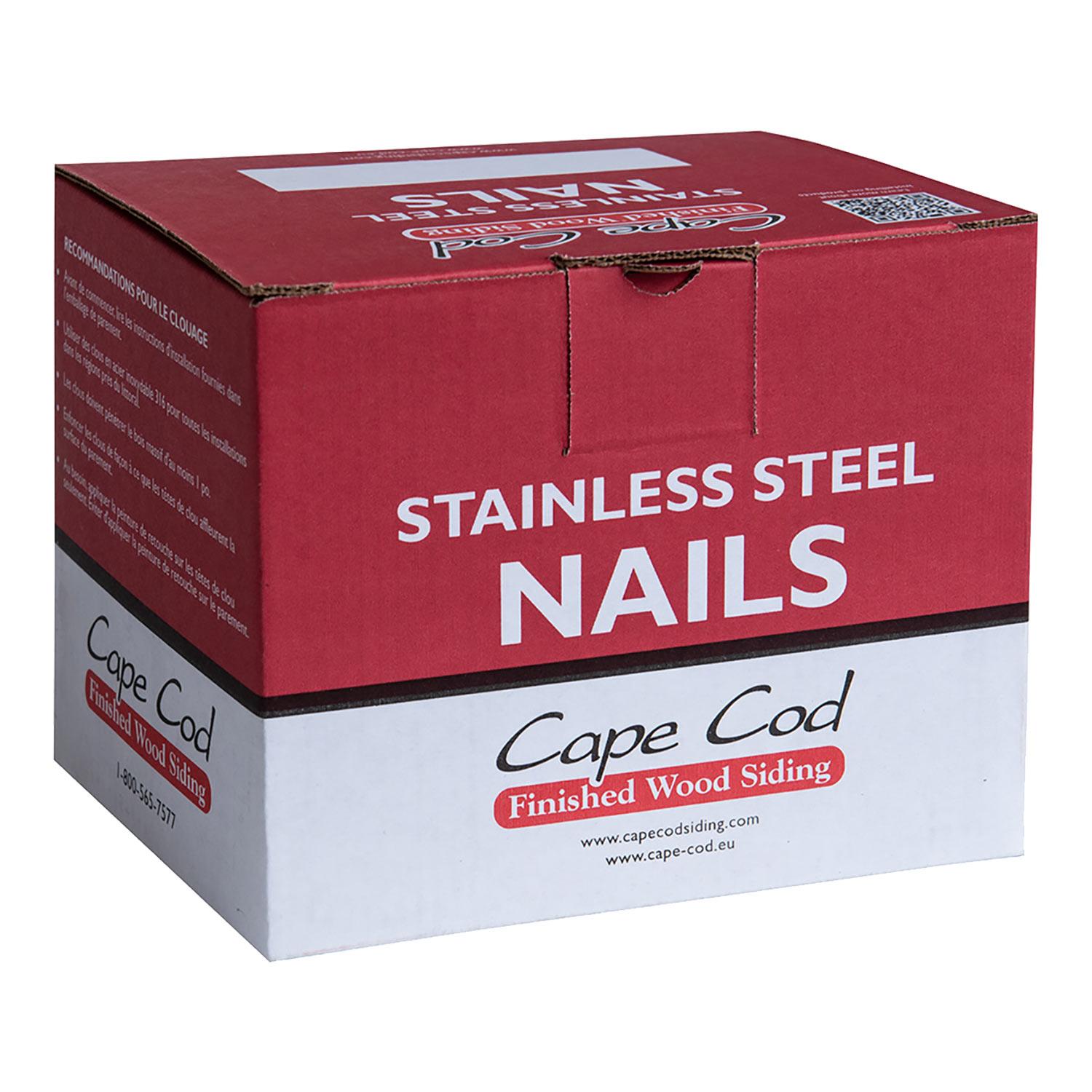 Clous de finition en acier inoxydable 3-1/4" (5lb) - Rail