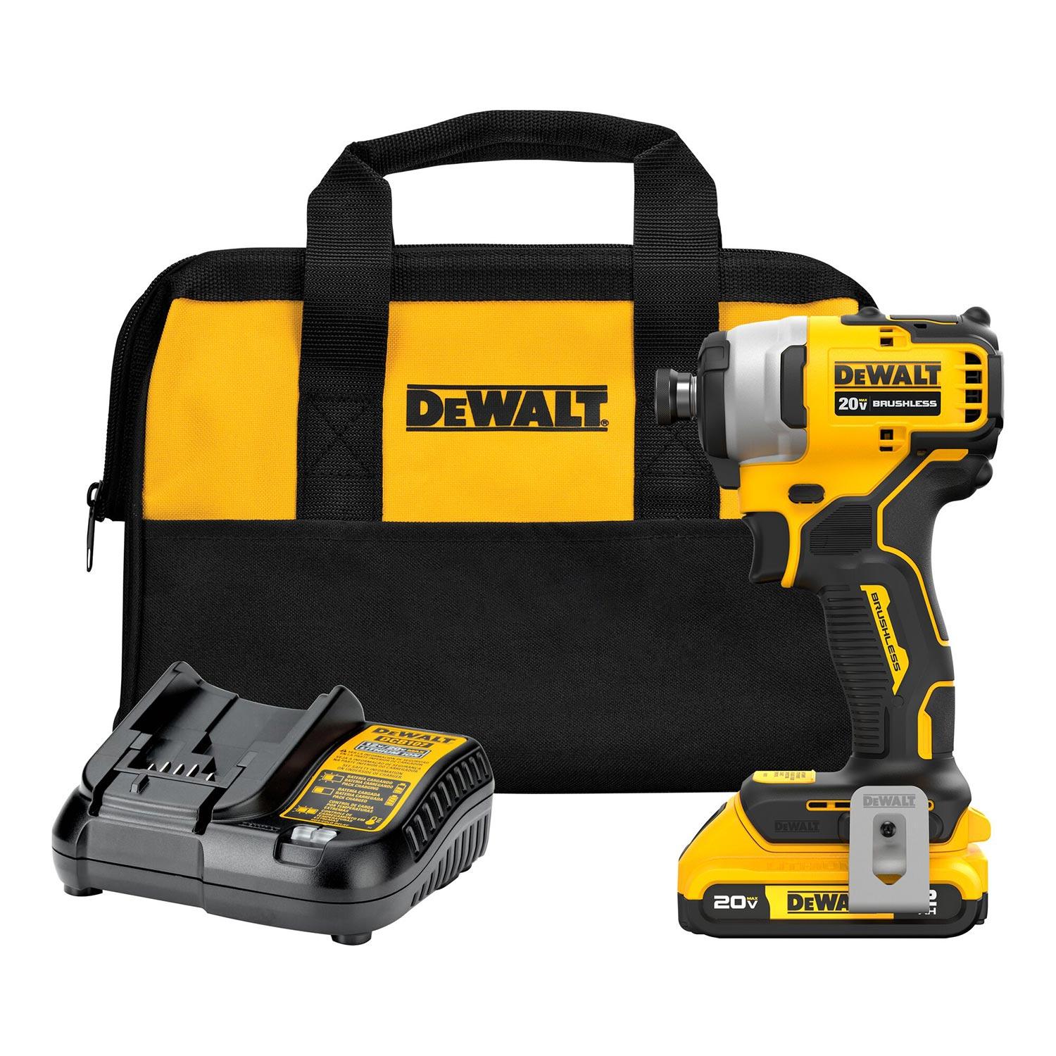 Atomic 20V Max Brushless Compact 1/4" Impact Driver Kit
