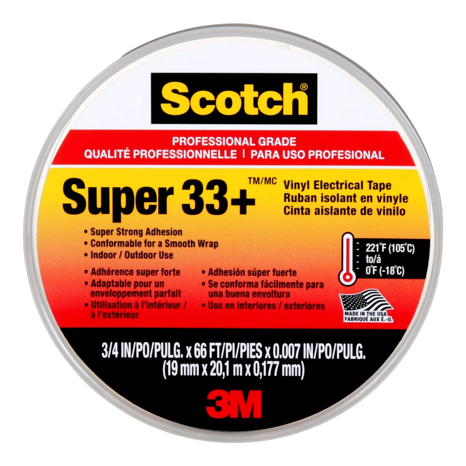 Ruban électrique vinyle Scotch Super 33+ pro