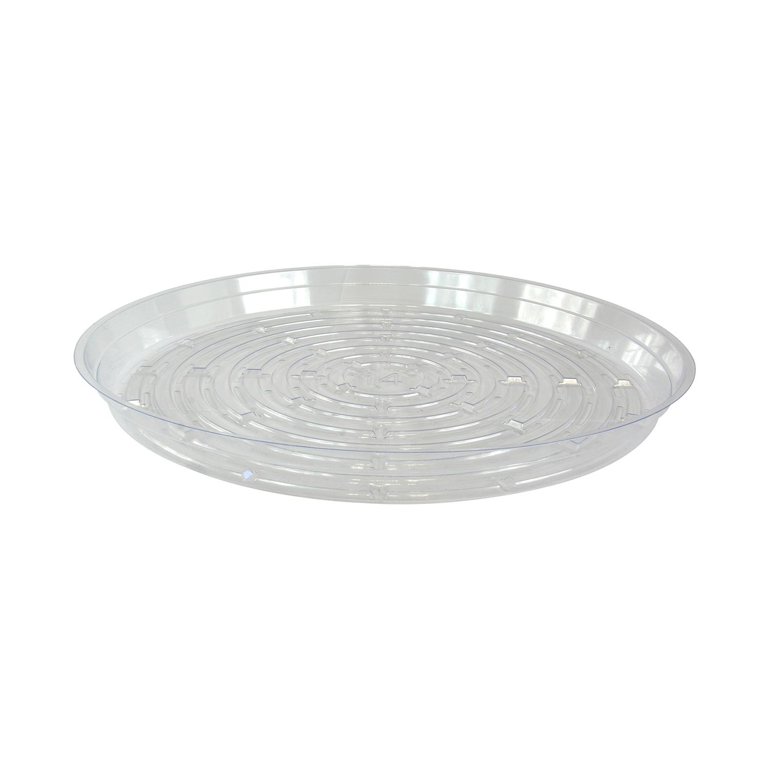 Soucoupe en Plastique Transparent 14"