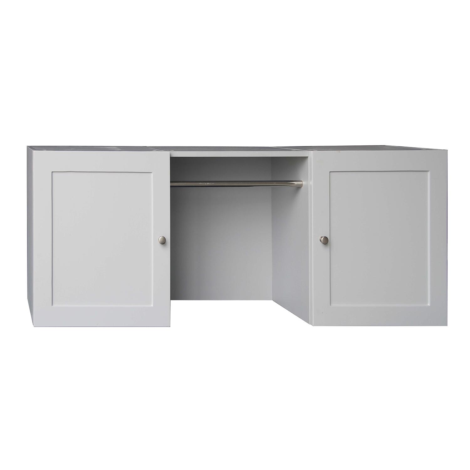 Armoire de buanderie classique 55" avec tringle