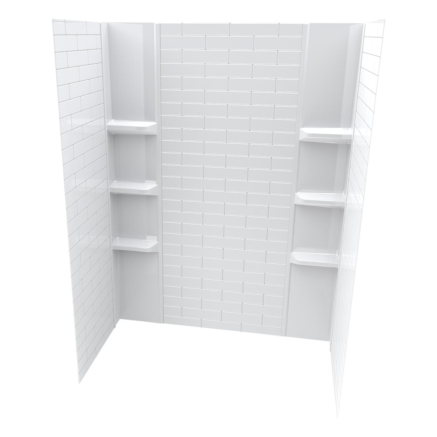80" Classic Subway Polystyrene Appliqué Tub Surround
