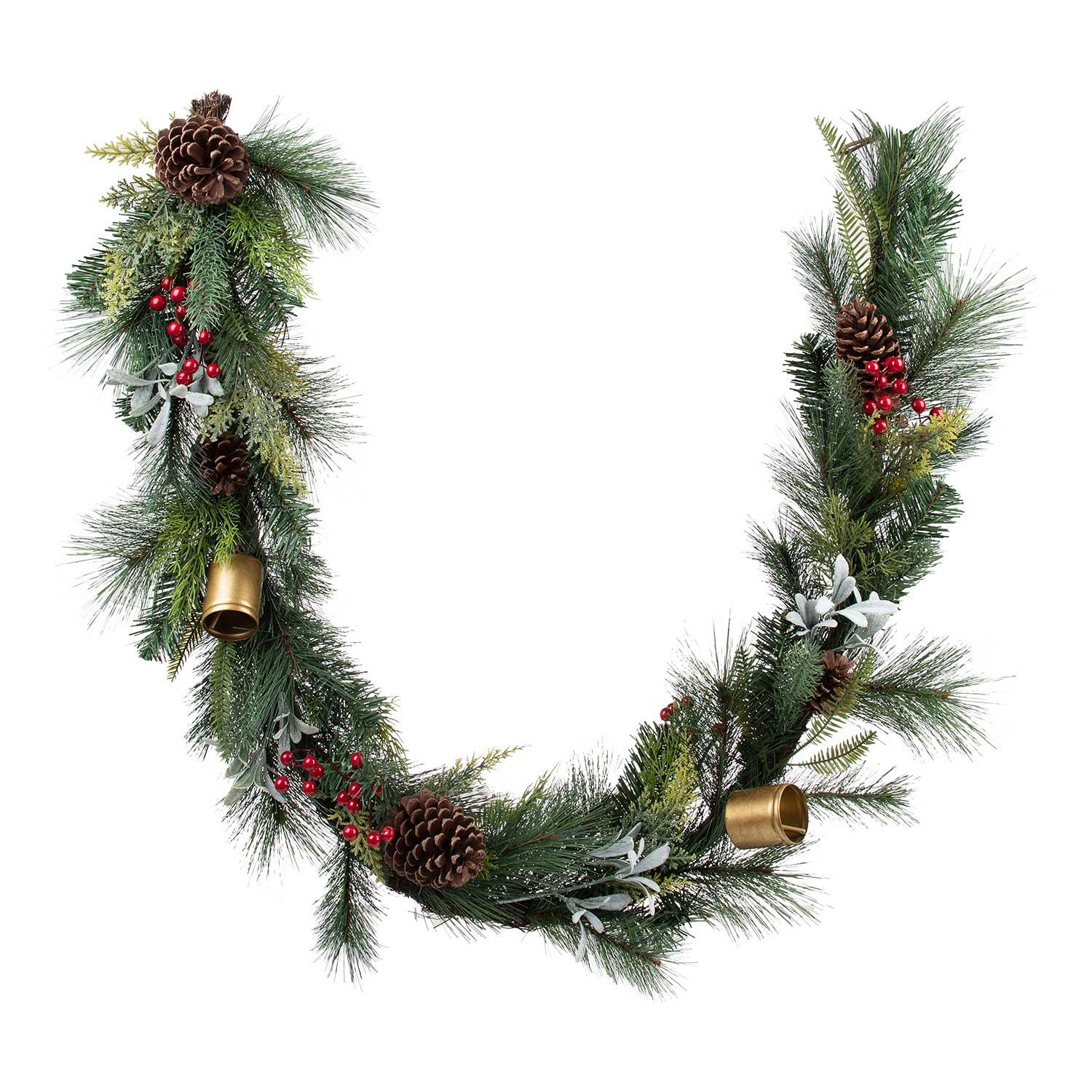Guirlande de pin vigne Good Cheer 6'
