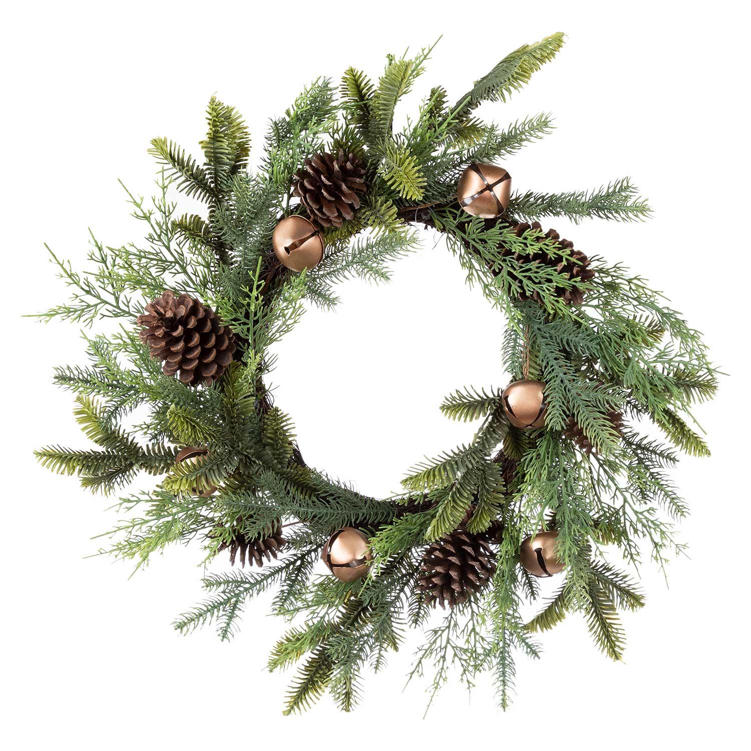 Wreath Monochrome Gold 24"