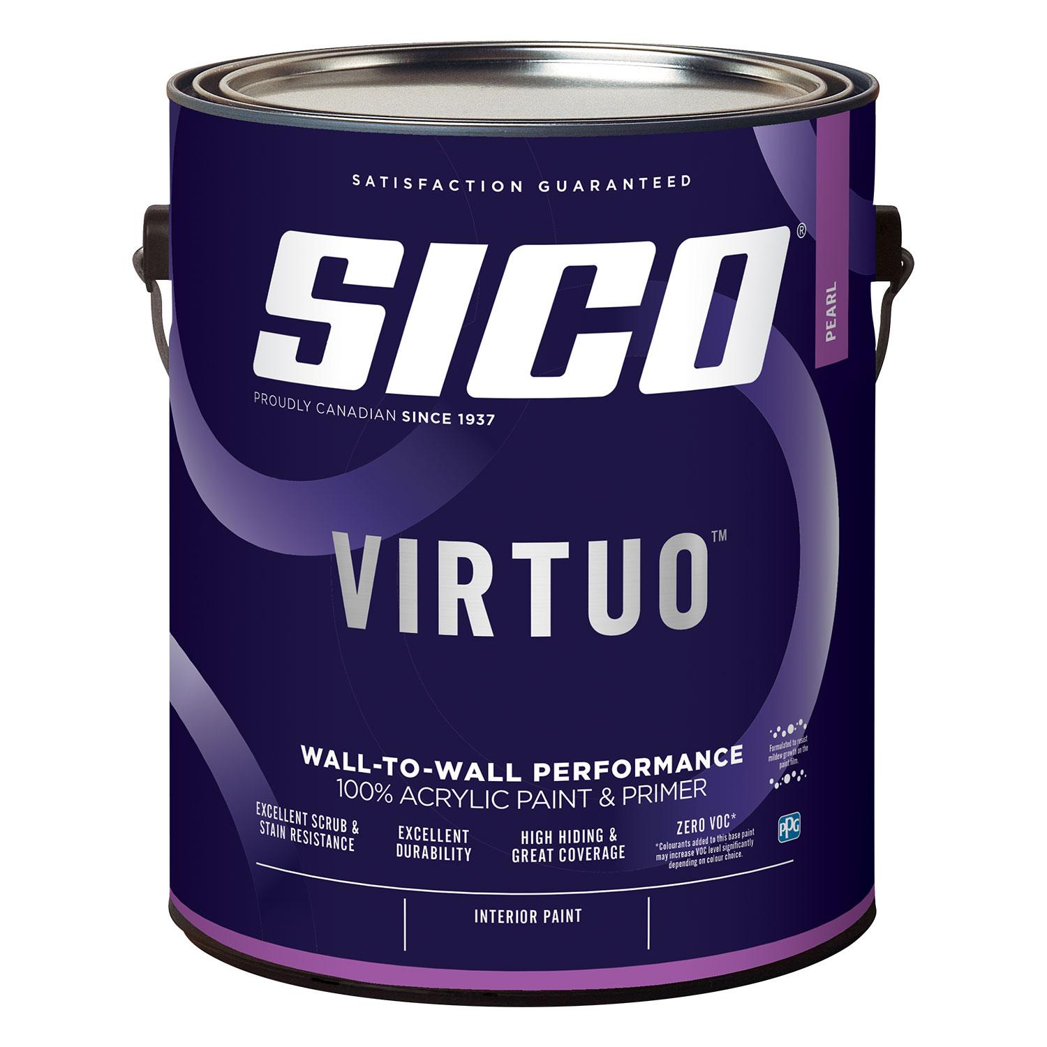 Peinture intérieure Sico Virtuo finition perle - 3,78L