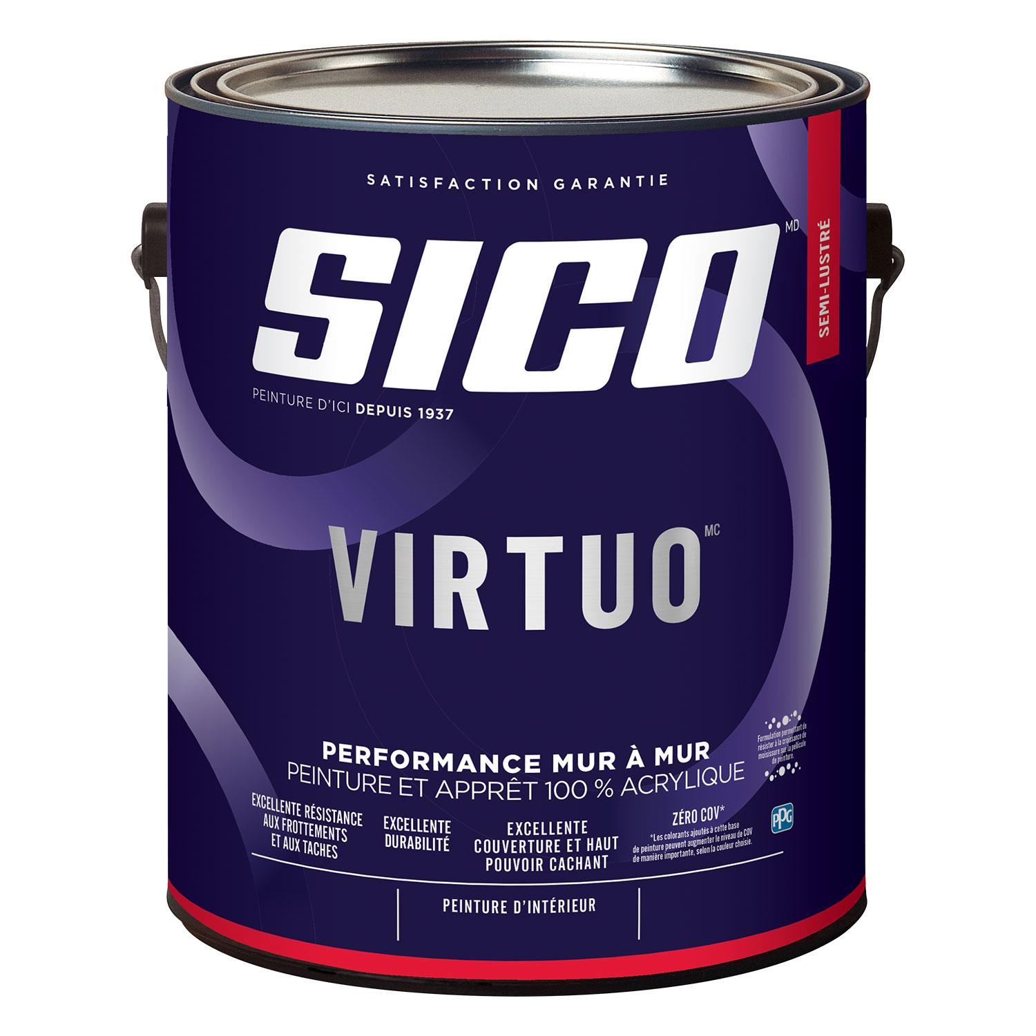 Peinture Sico Virtuo semi-brillante - 3,78L