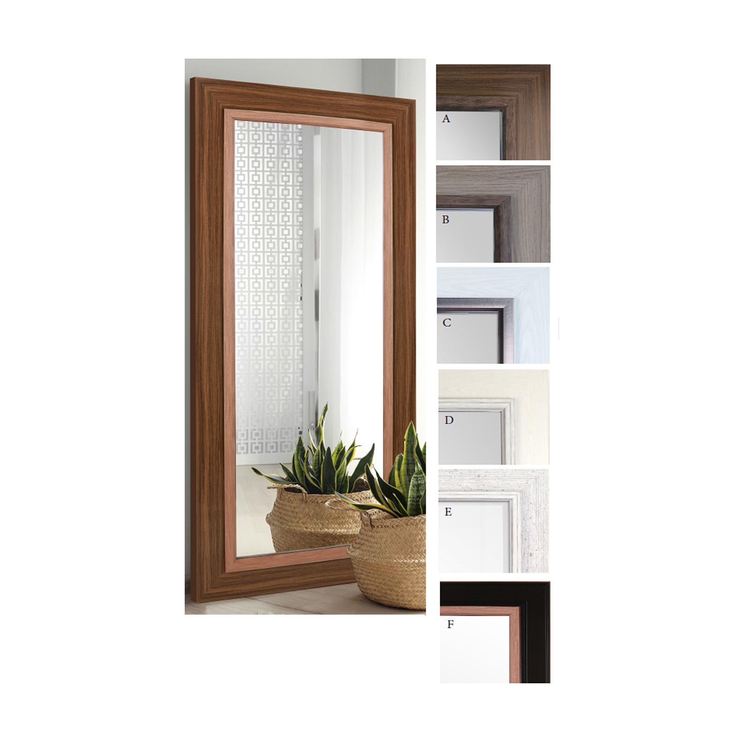 Miroirs en Bois Inclinés Assortis