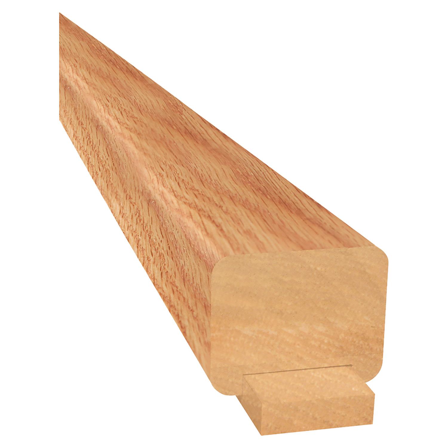 1-5/8'' x 2'' x 10' Square Oak Handrail And Filet