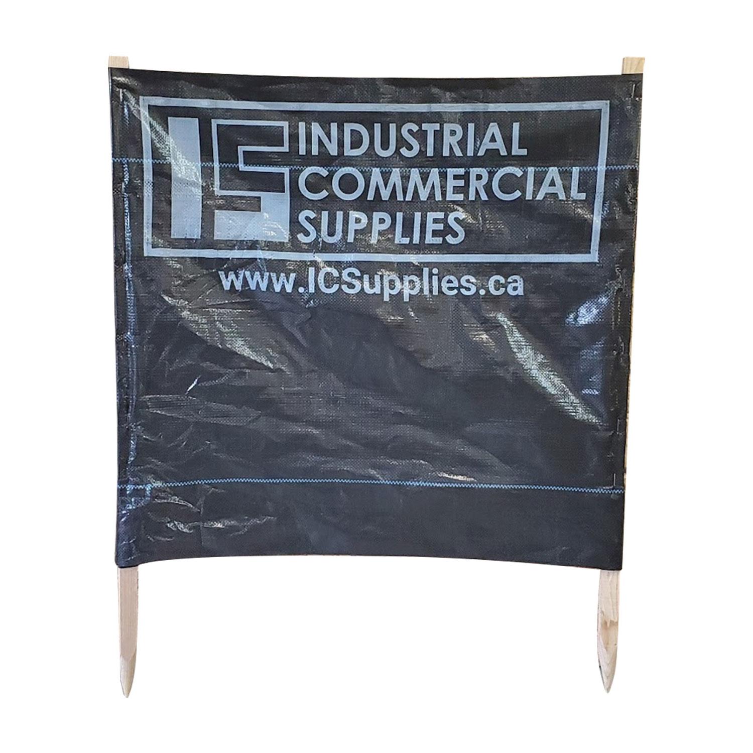 3' x 100' Silt Fence With ICS Logo