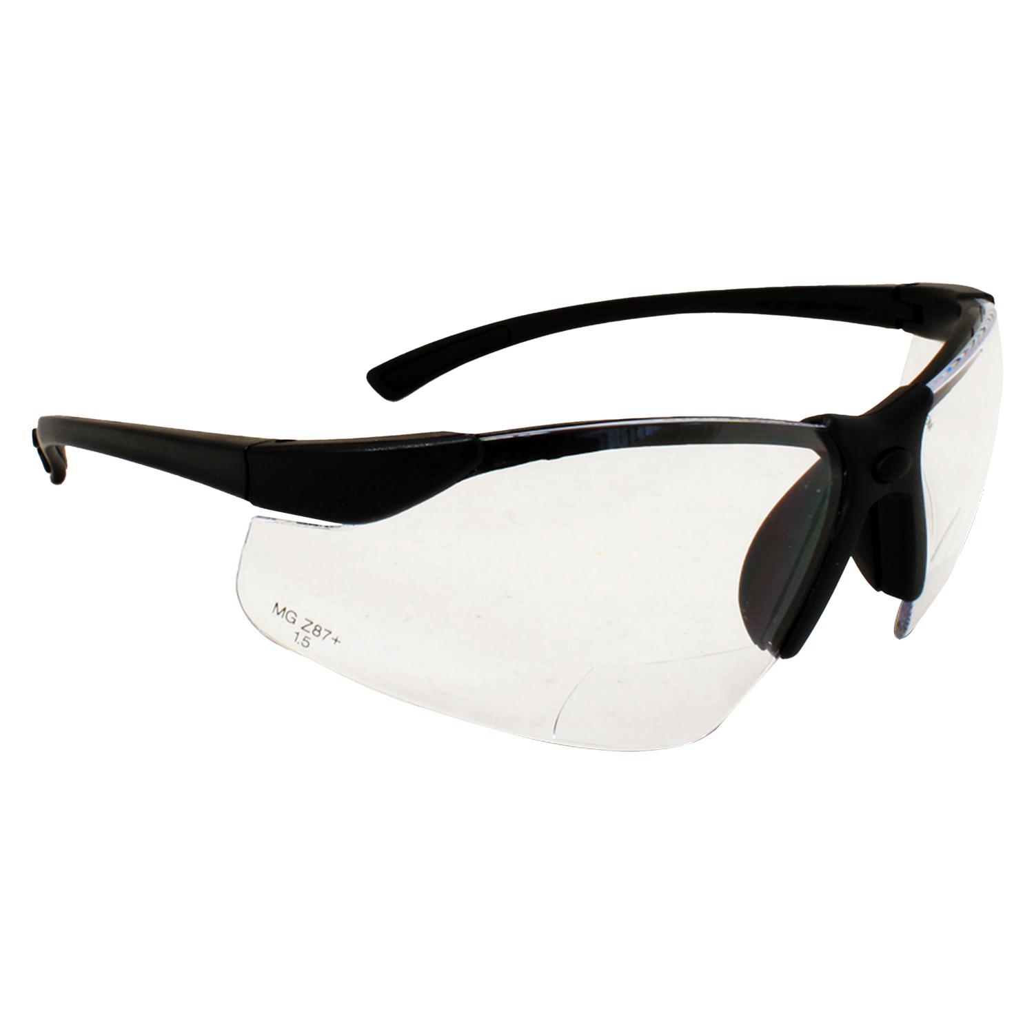 Lentille claire grossissante bifocale 1.5
