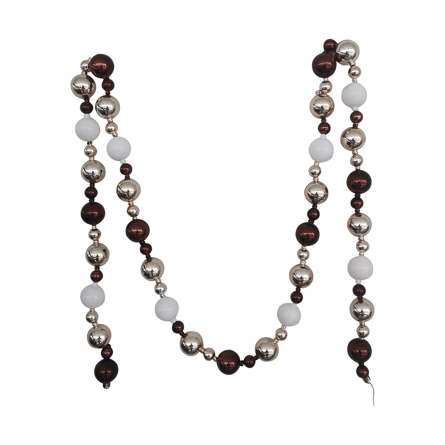 Shatterproof Small Ball Garland In Nice & Neutral 6'
