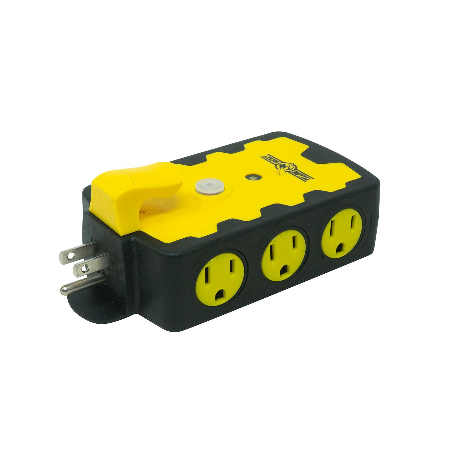 Yellow Jacket Bloc Alimentation 6 Prises Intérieur/Extérieur
