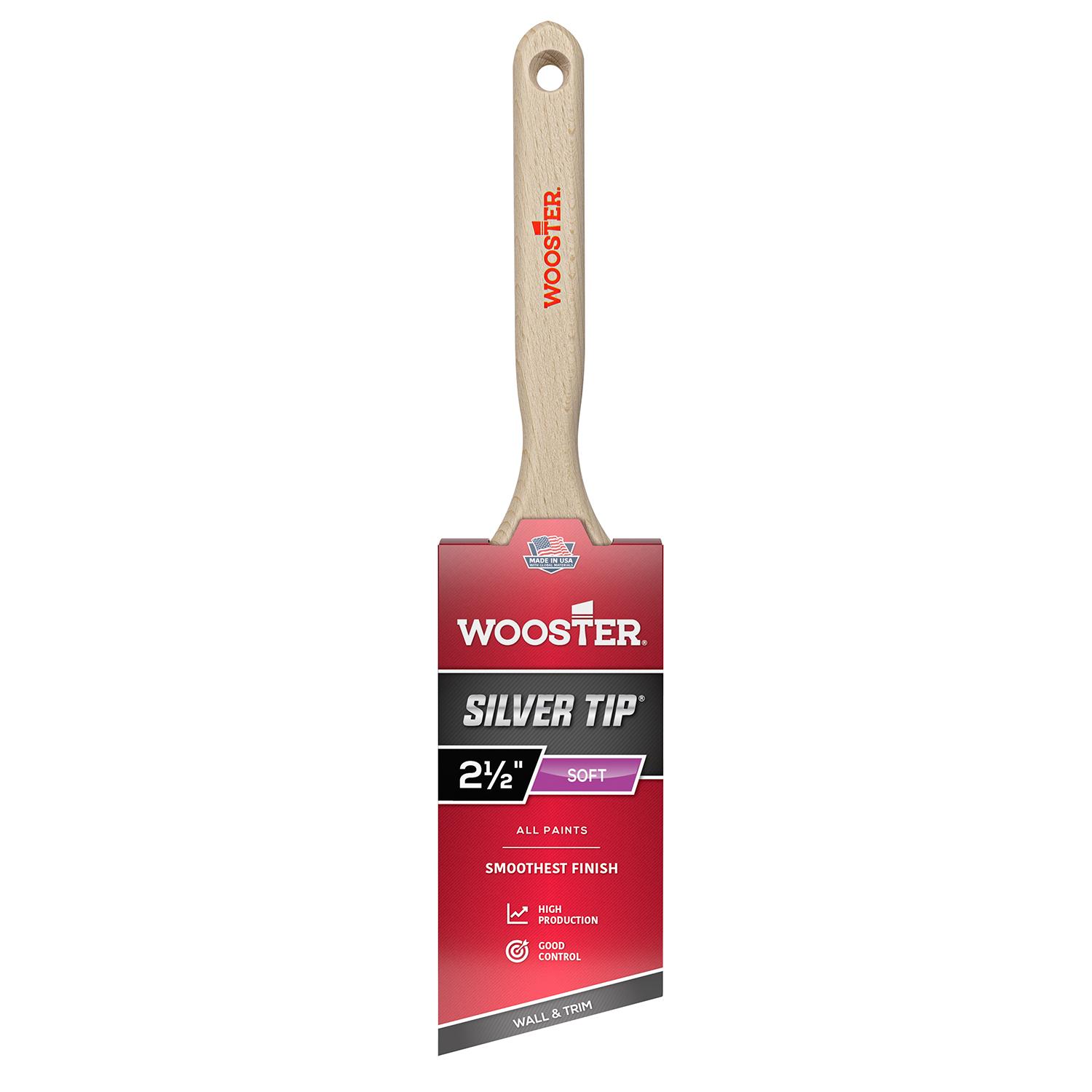 Pinceau à Angle Wooster 5221 Silver Tip 2,5"