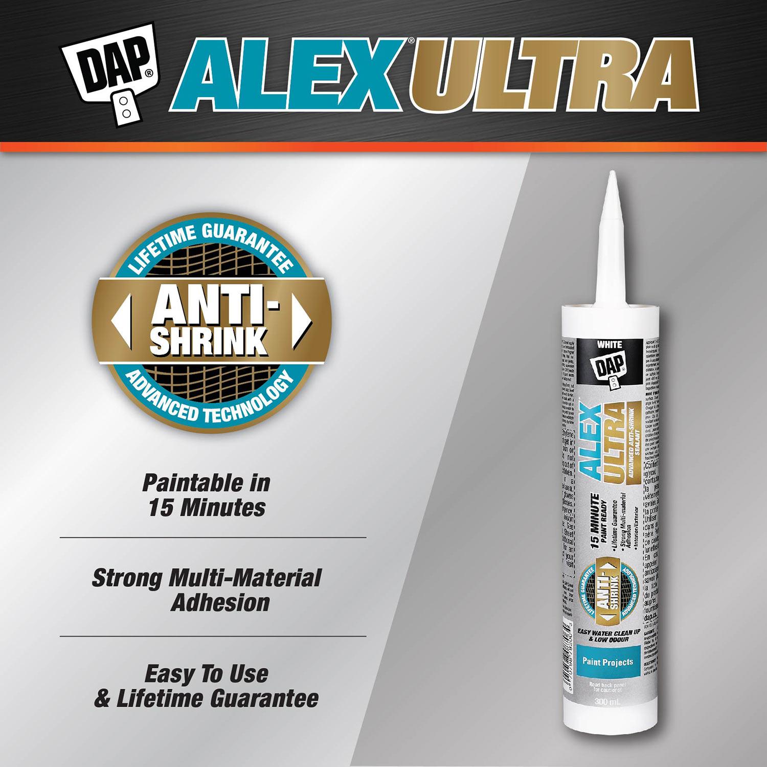 Alex Ultra Advanced Anti-Shrink Sealant-White 300ml
