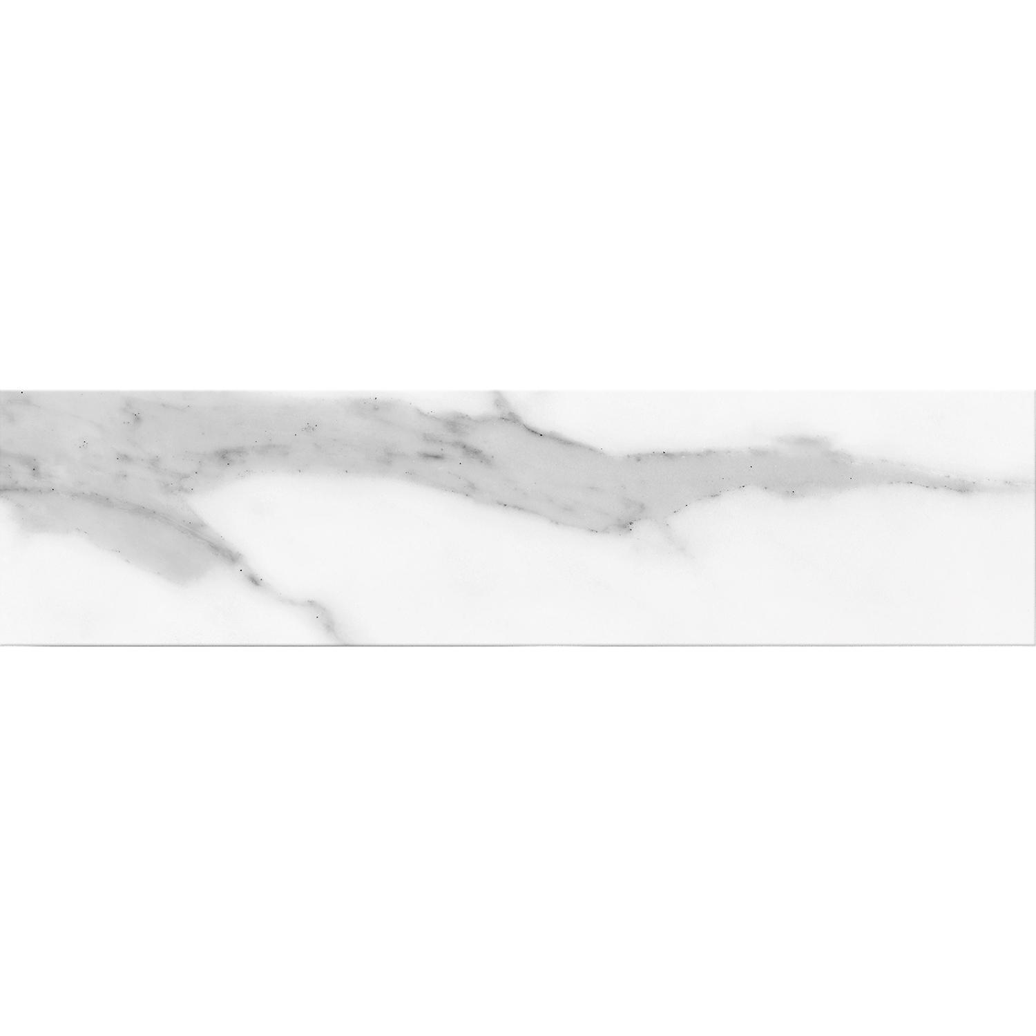 Céramique Artisanale Raffino Statuario Valore 3"x12"