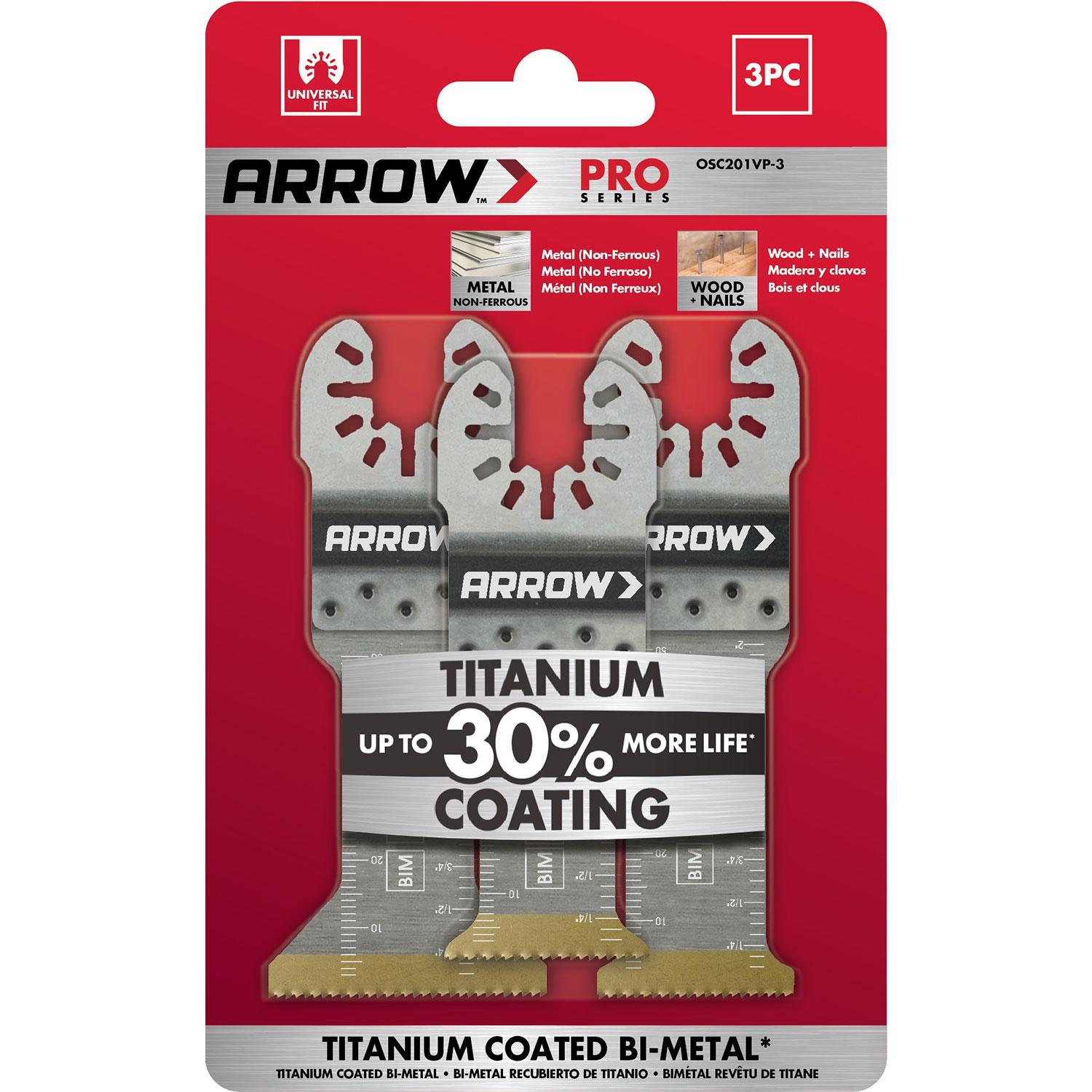 Arrow Pro Oscillating Blade 3 Pieces