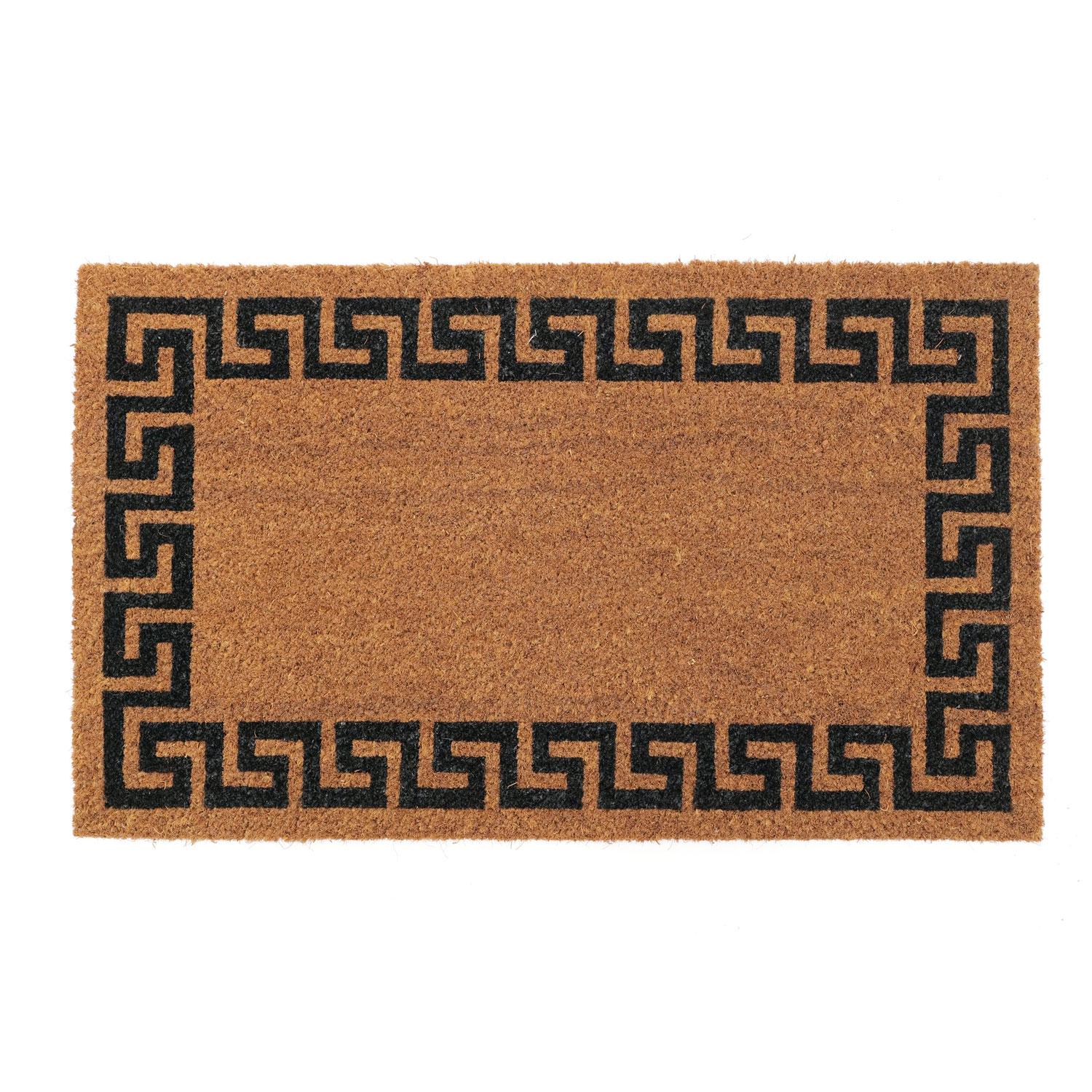 Greek Key 18"x 30" Coir Mat