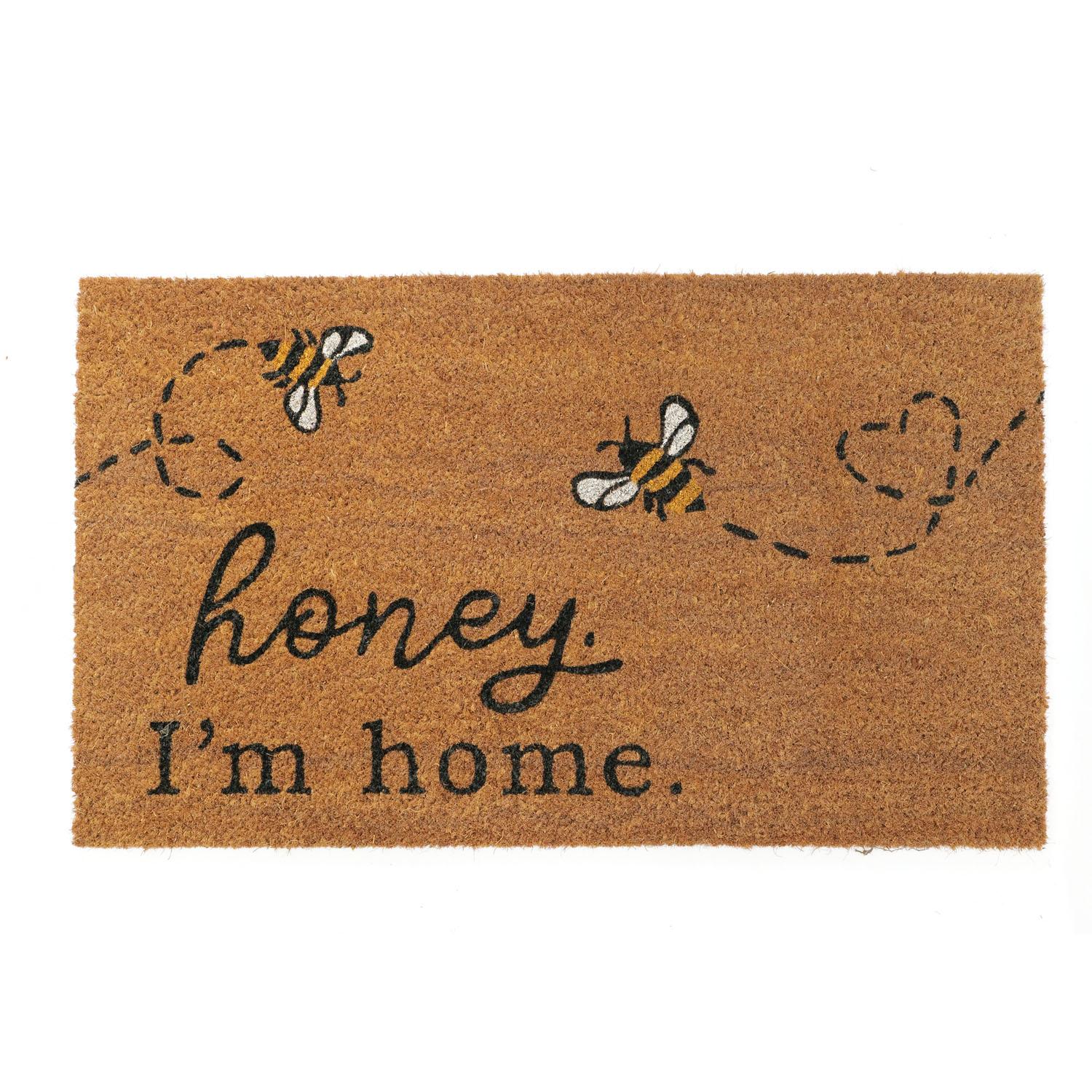 Honey I'm Home 18" x 30" Coir Mat