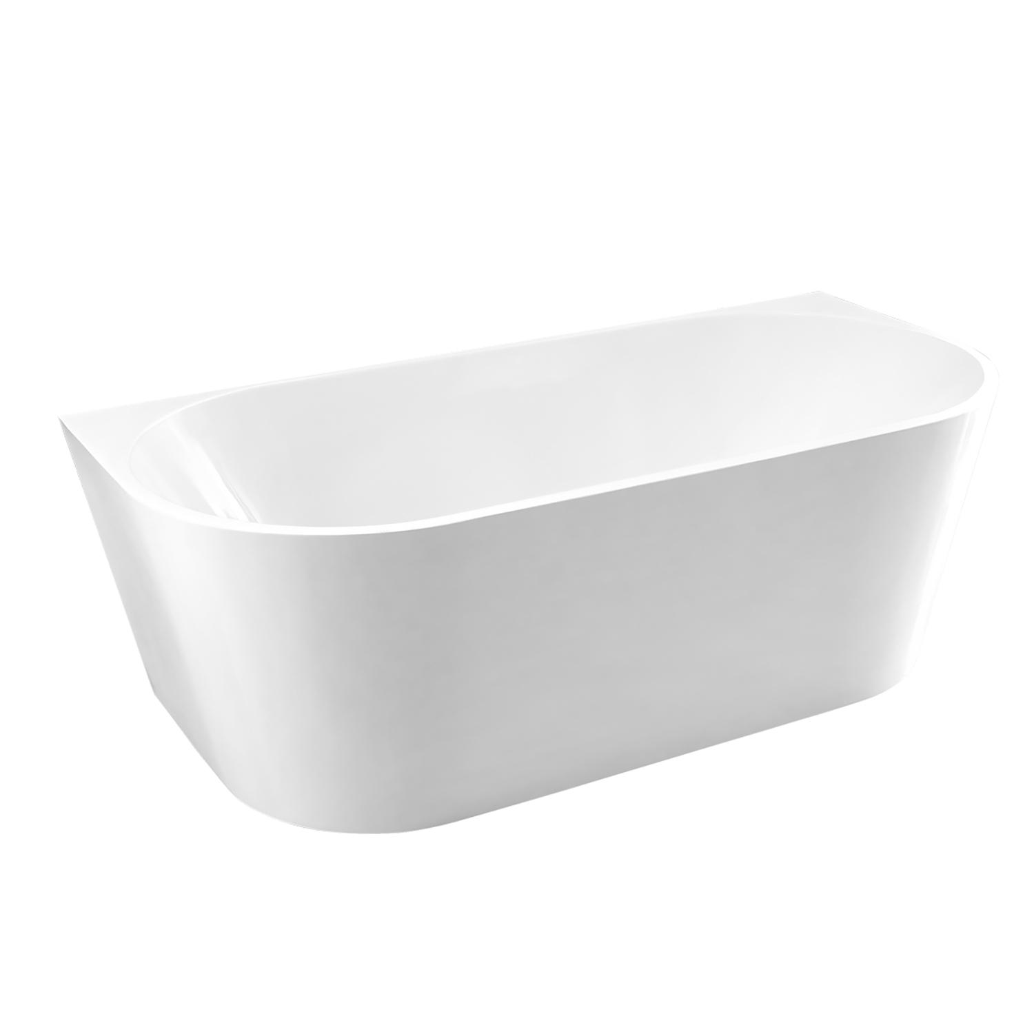 59" Against the Wall Bathtub