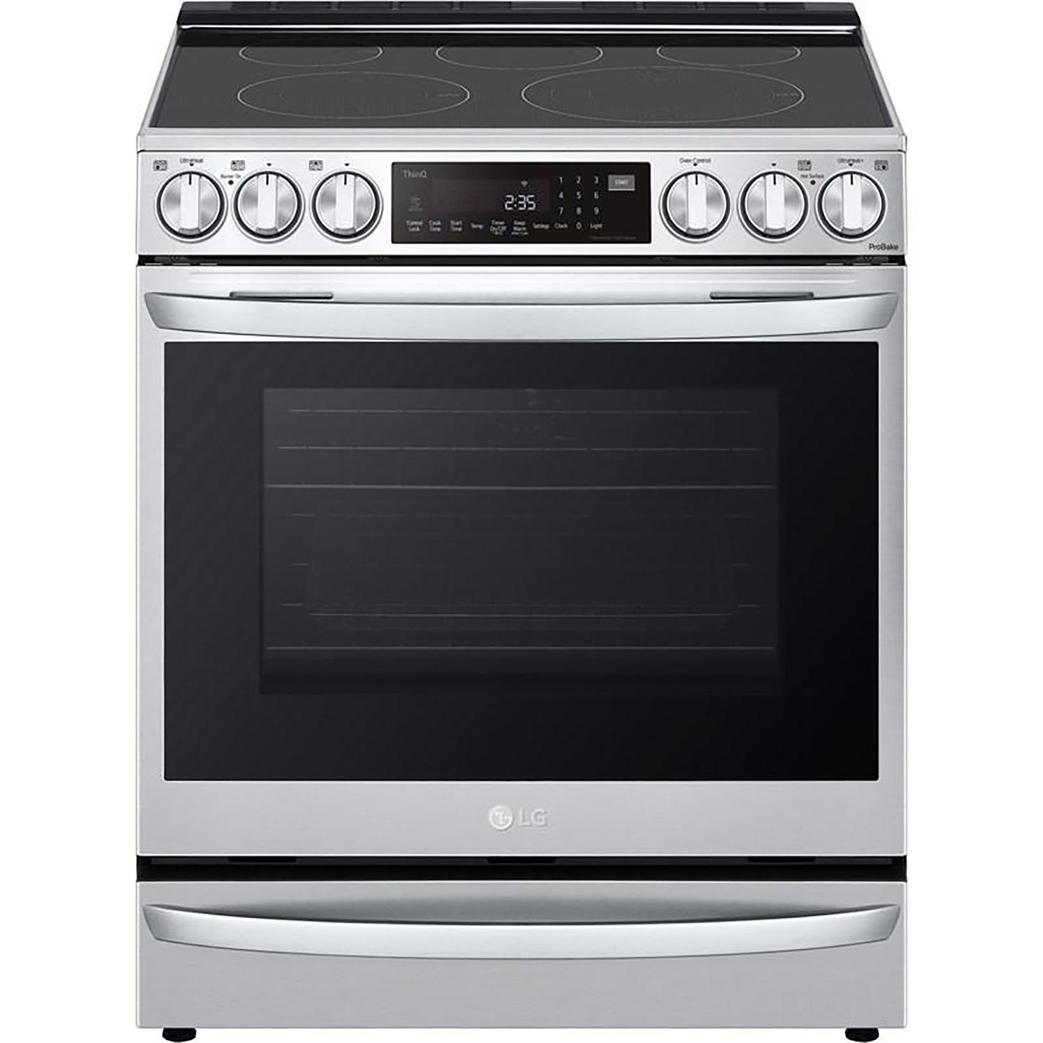 LG 30" 6.3 Cu.Ft. True Convection 5-Element Slide-In Range